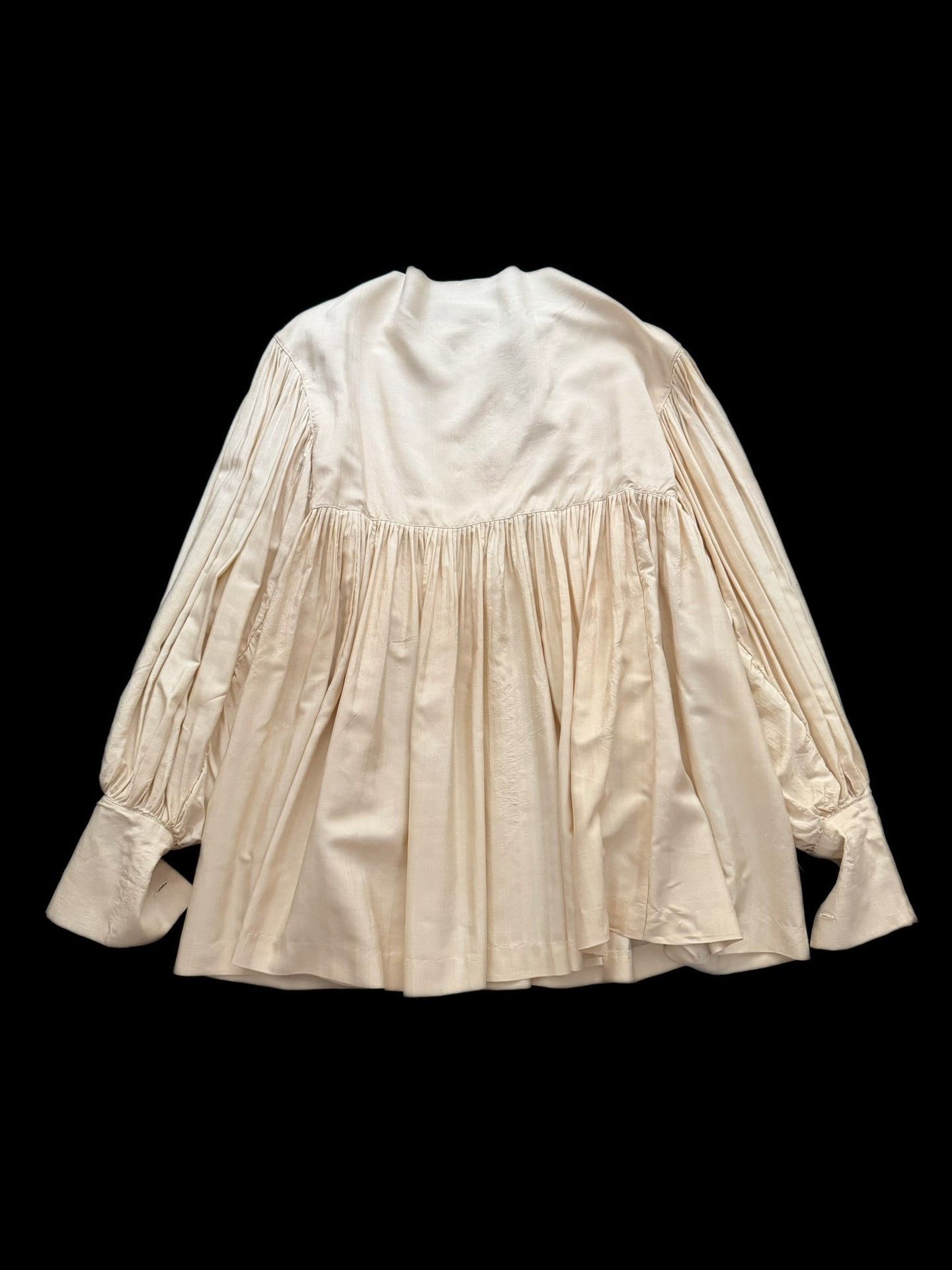 Issey Miyake Issey Miyake 1991 PwRMANwNTw Silk Puff Sleeve Shirt Size M / US 6-8 / IT 42-44 - 3 Thumbnail