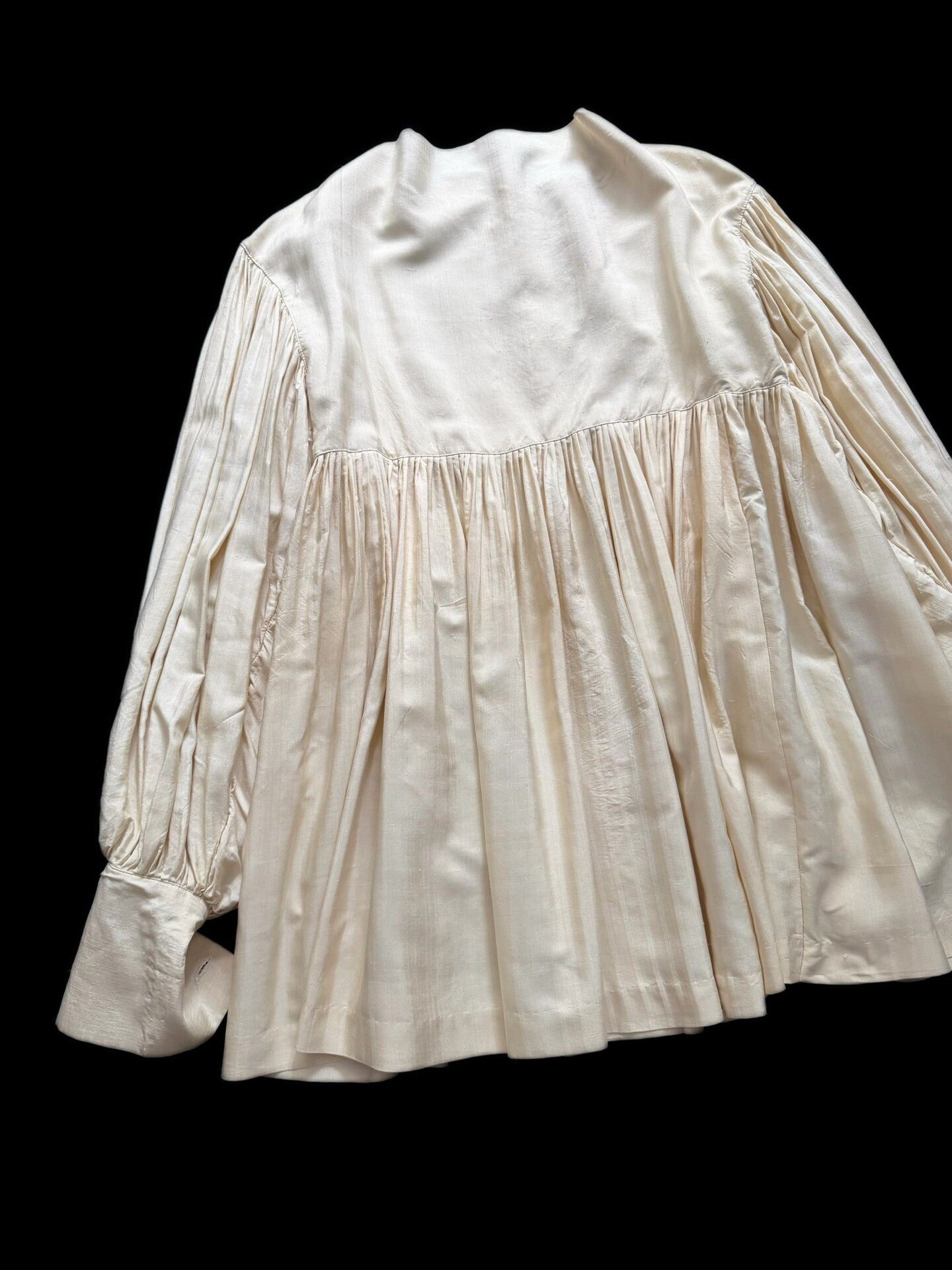 Issey Miyake Issey Miyake 1991 PwRMANwNTw Silk Puff Sleeve Shirt Size M / US 6-8 / IT 42-44 - 6 Thumbnail