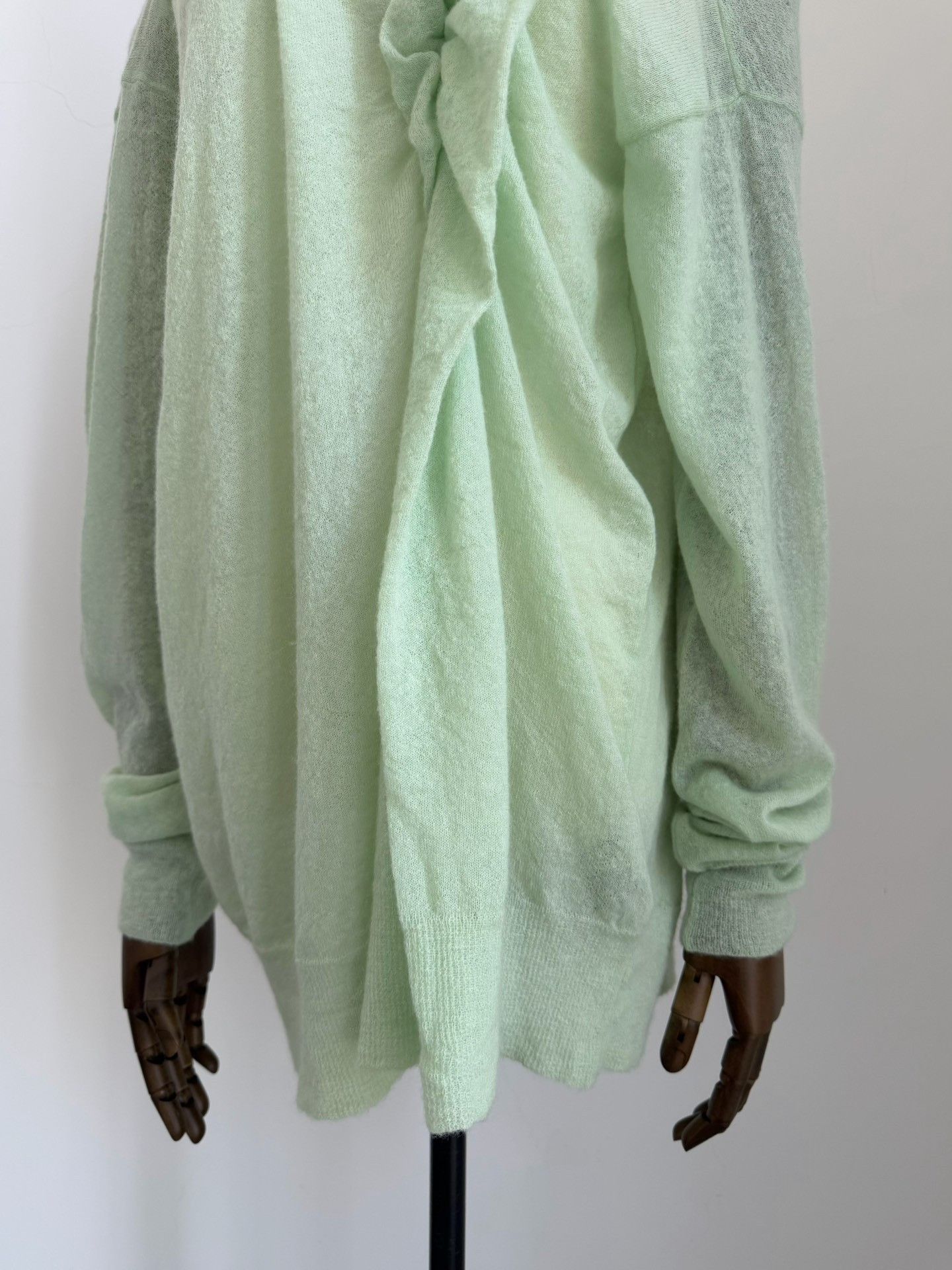 Dries Van Noten Dries Van Noten Mint Green Knot Pullover Size S / US 4 / IT 40 - 6 Thumbnail