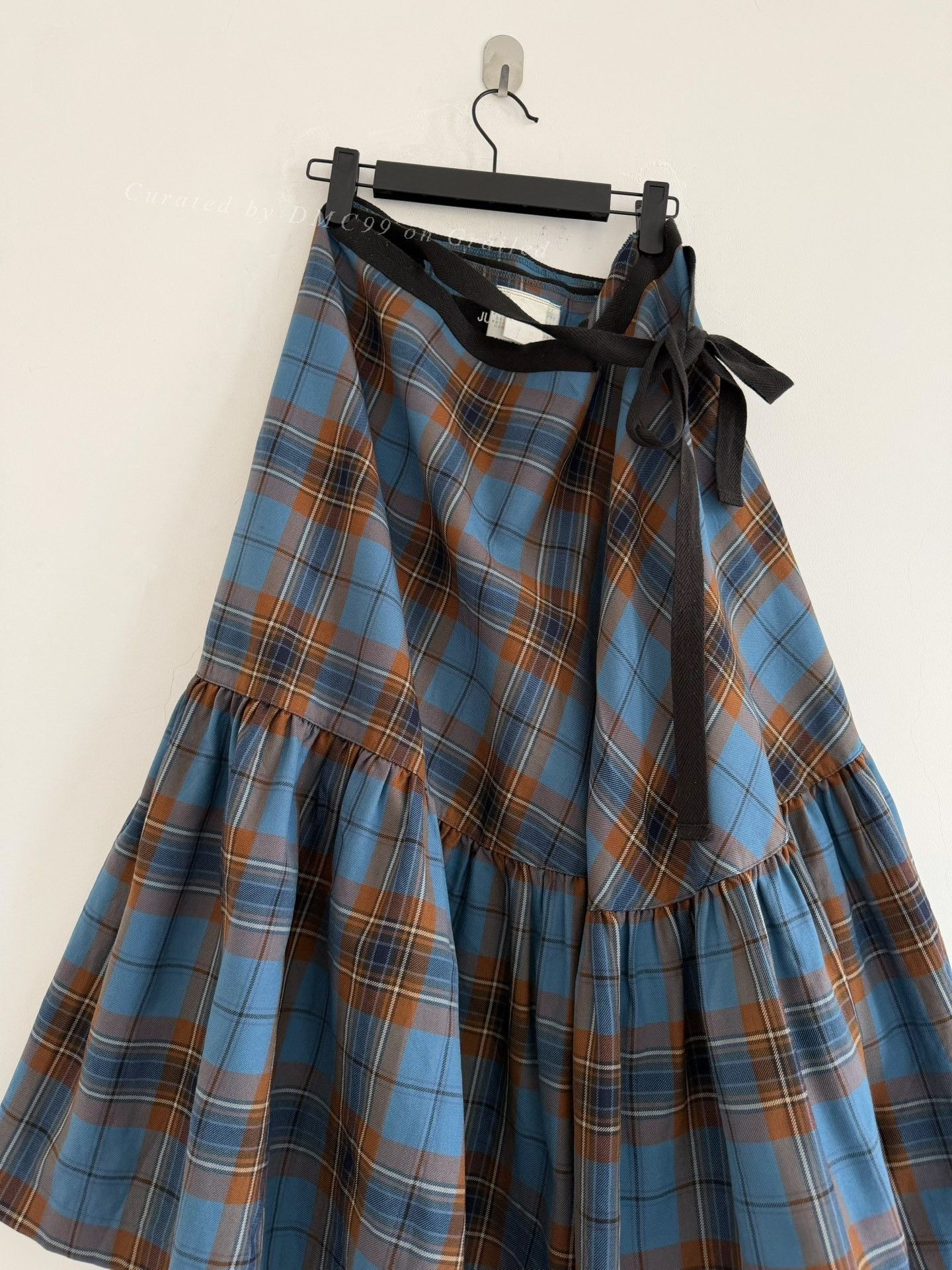 Junya Watanabe Junya Watanabe 1997 Plaid Apron Skirt Size 42" / US 20 - 2 Thumbnail
