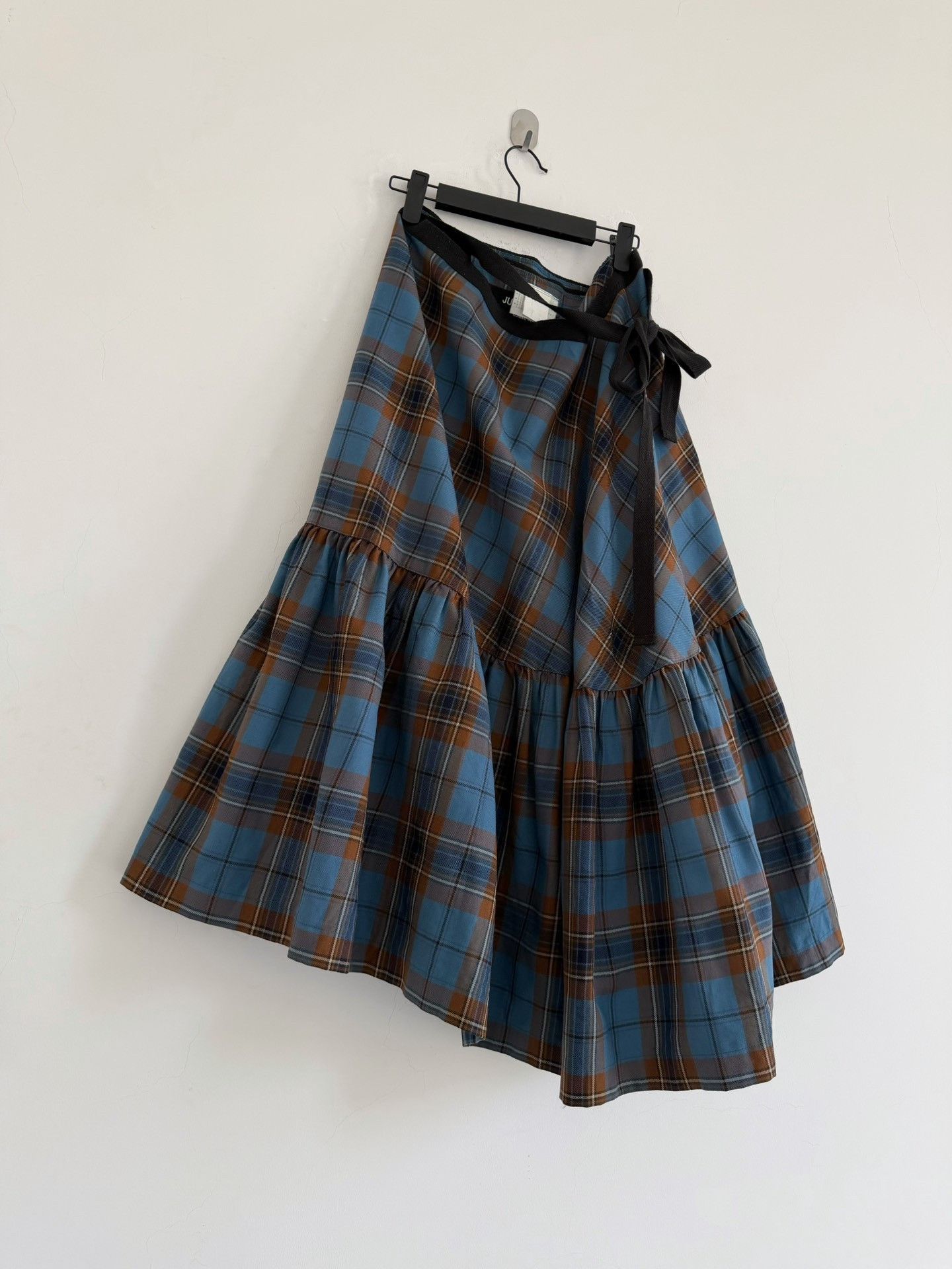 Junya Watanabe Junya Watanabe 1997 Plaid Apron Skirt Size 42" / US 20 - 3 Thumbnail