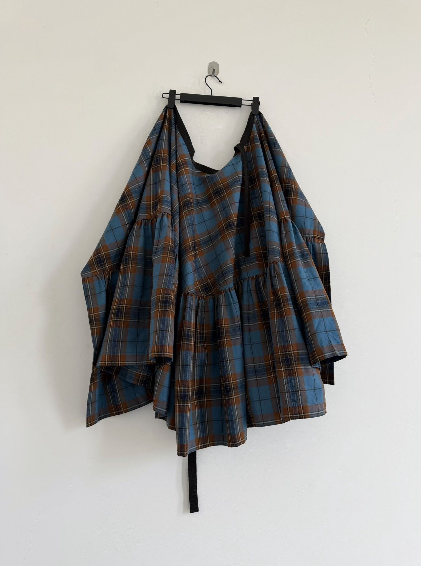 Junya Watanabe Junya Watanabe 1997 Plaid Apron Skirt Size 42" / US 20 - 6 Thumbnail