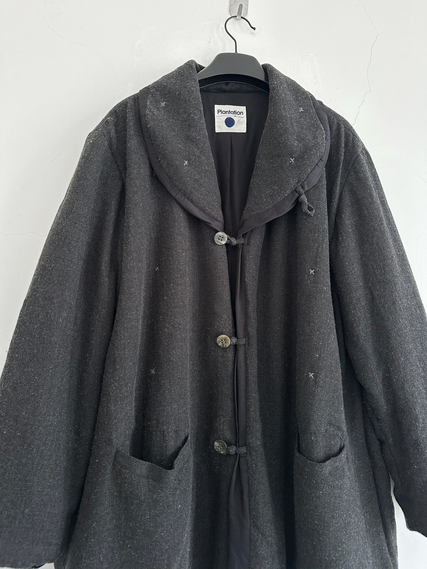 Issey Miyake Issey Miyake 1995 Plantation Wool Coat Size US M / EU 48-50 / 2 - 4 Thumbnail