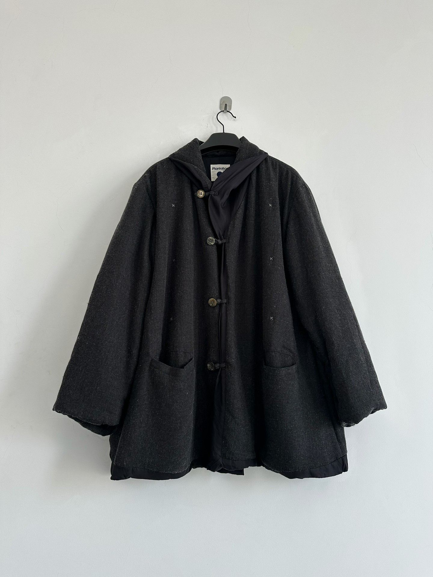 Issey Miyake Issey Miyake 1995 Plantation Wool Coat Size US M / EU 48-50 / 2 - 2 Thumbnail