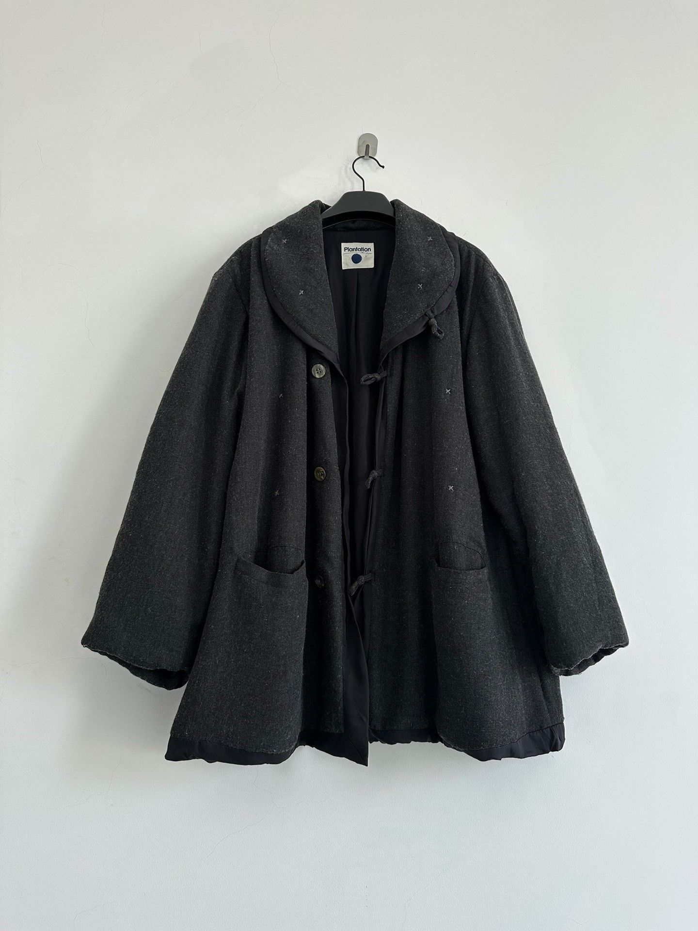 Issey Miyake Issey Miyake 1995 Plantation Wool Coat Size US M / EU 48-50 / 2 - 5 Thumbnail