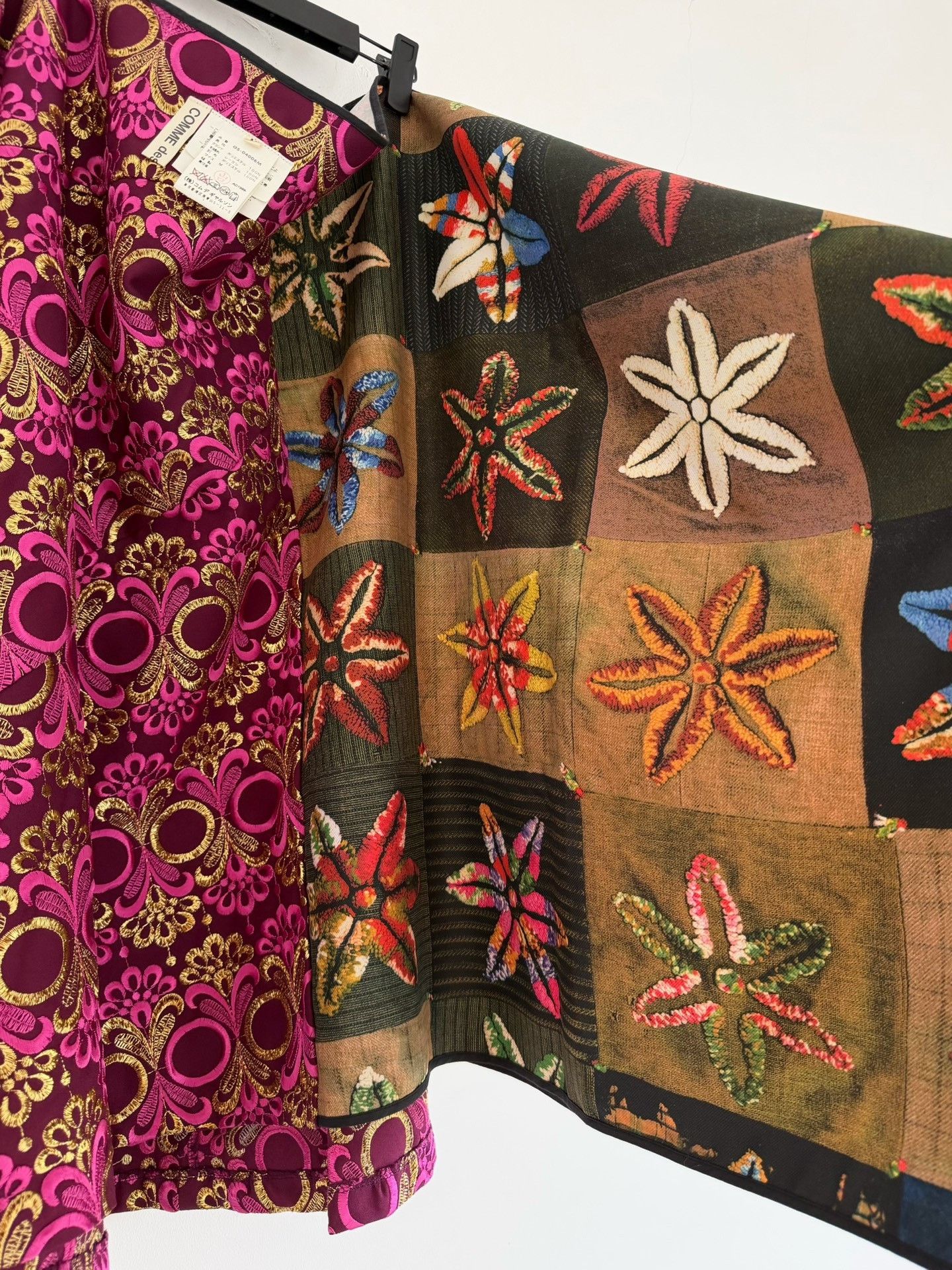 Rei Kawakubo Comme des Garçons 1999 Runway Patchwork Skirt Size 38" / US 16 / IT 52 - 6 Thumbnail
