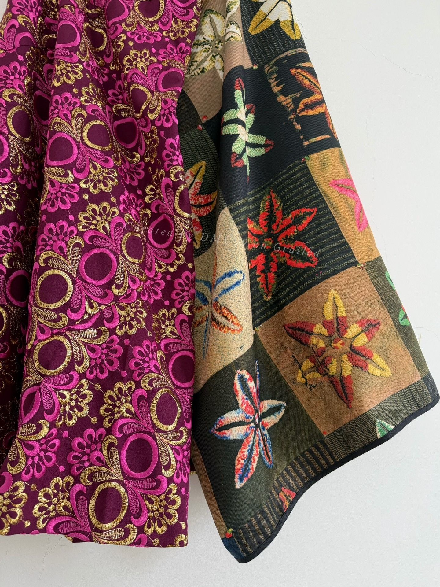 Rei Kawakubo Comme des Garçons 1999 Runway Patchwork Skirt Size 38" / US 16 / IT 52 - 5 Thumbnail