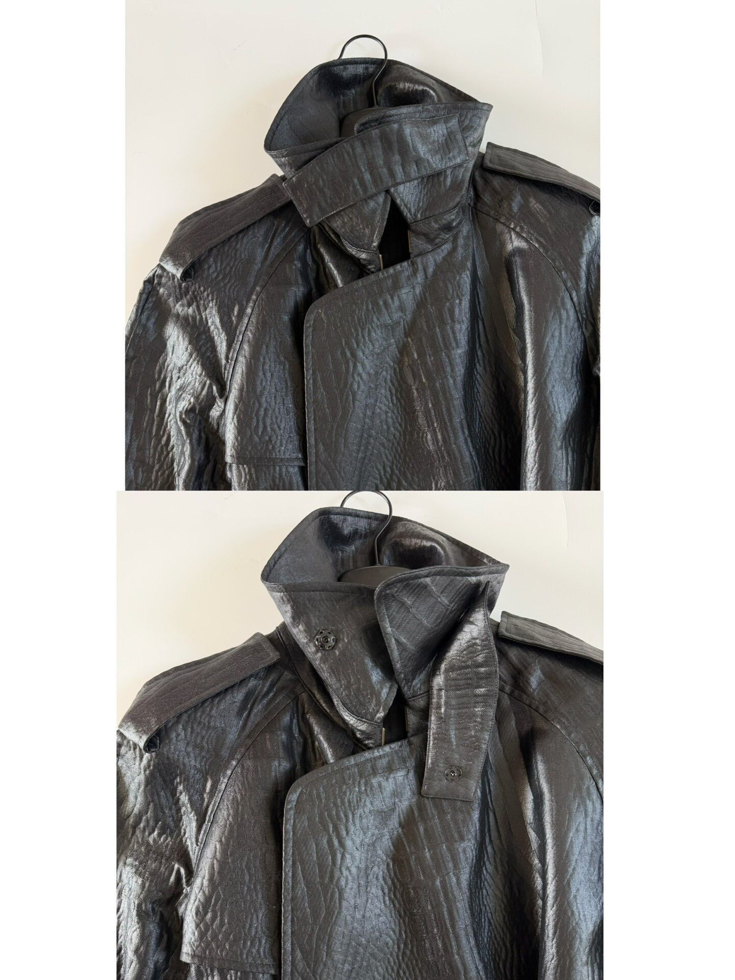 Jean Paul Gaultier Jean Paul Gaultier Vintage Faux Leather Trench Size S / US 4 / IT 40 - 2 Thumbnail