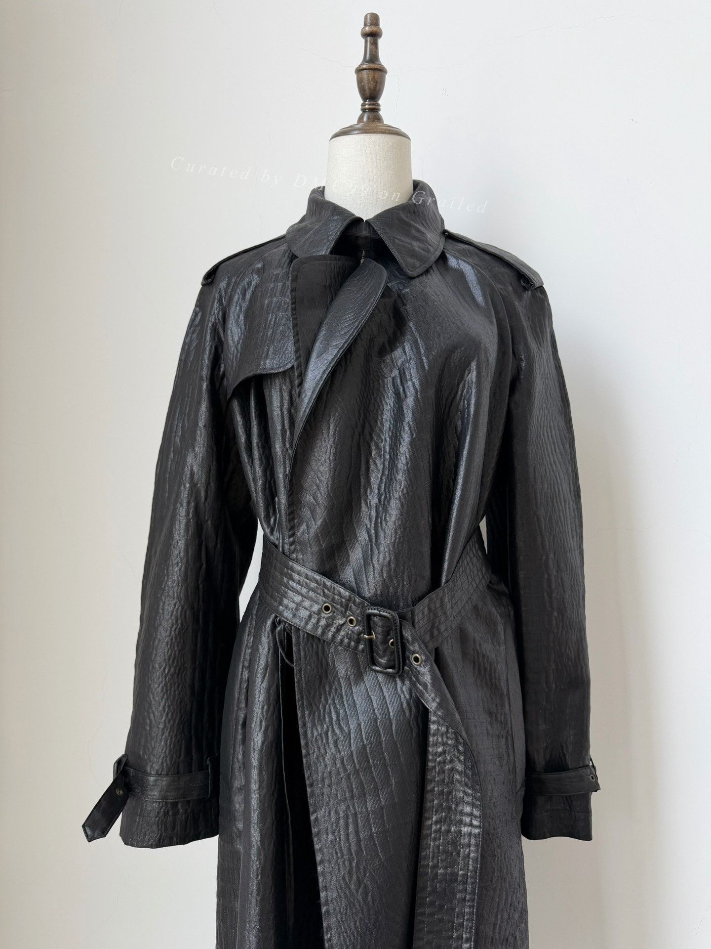 Jean Paul Gaultier Jean Paul Gaultier Vintage Faux Leather Trench Size S / US 4 / IT 40 - 7 Thumbnail