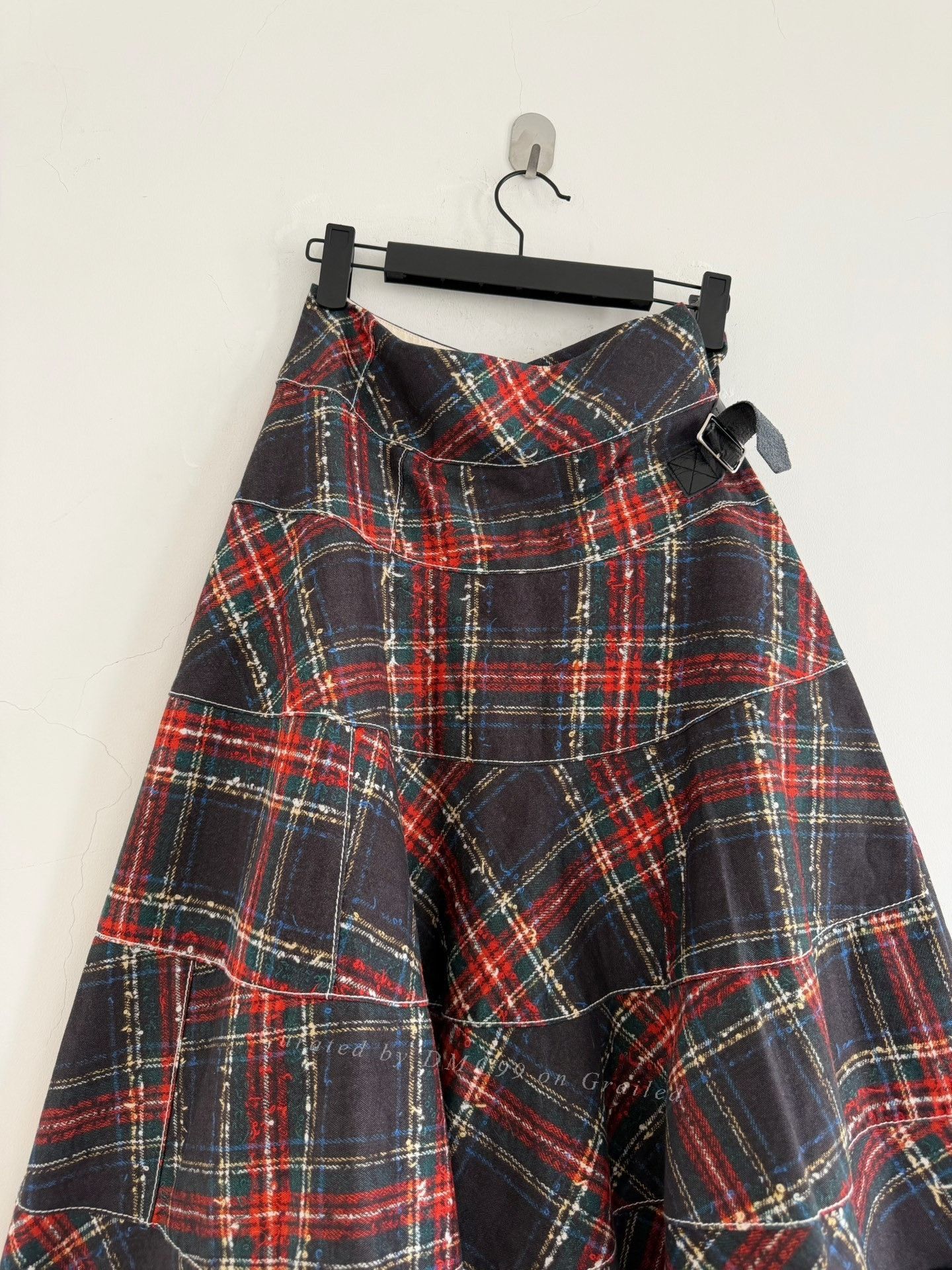 Comme des Garcons Comme des Garçons 2019 Tricot Plaid Layered Skirt Size 36" / US 14 / IT 50 - 4 Thumbnail