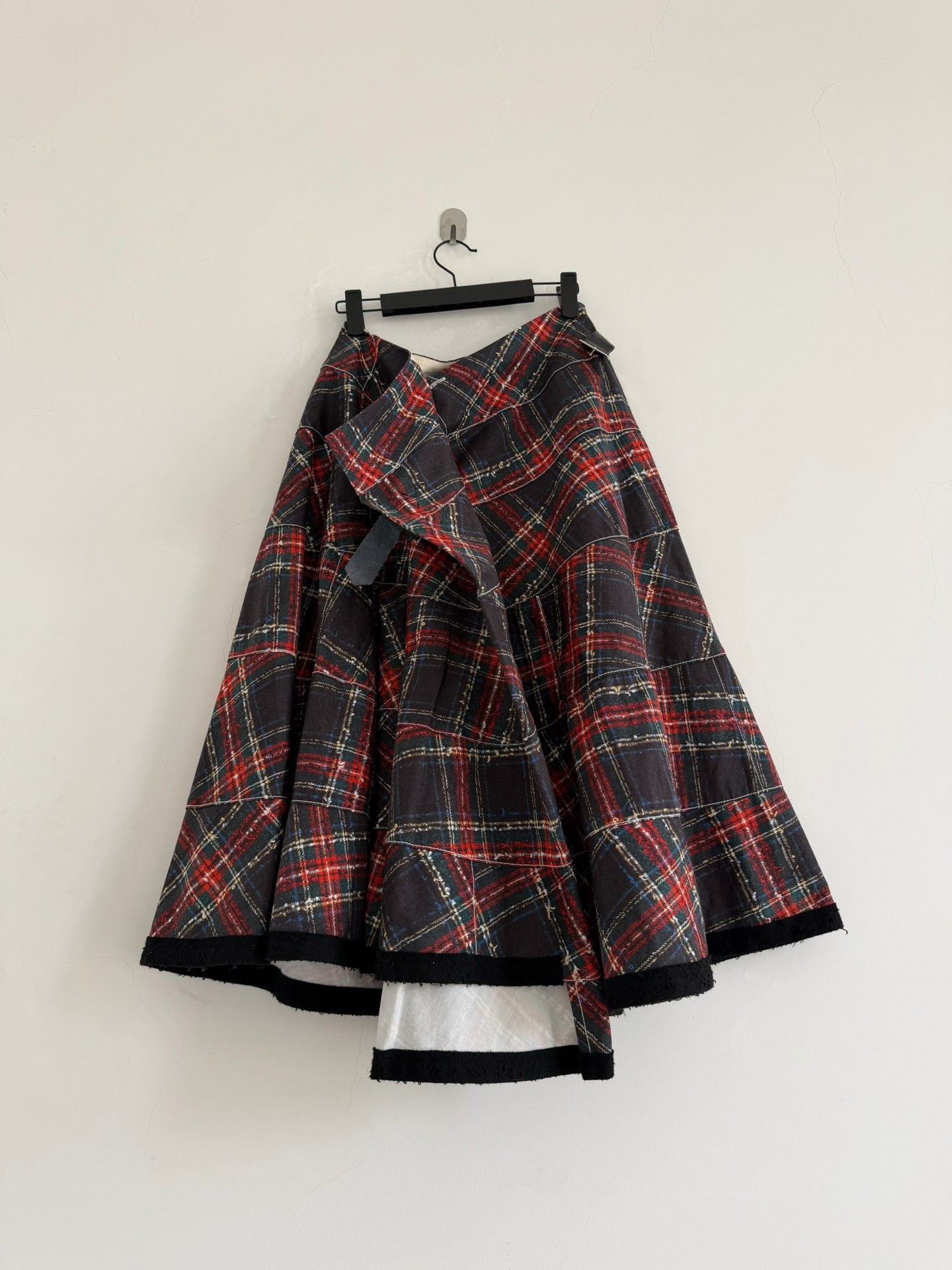 Comme des Garcons Comme des Garçons 2019 Tricot Plaid Layered Skirt Size 36" / US 14 / IT 50 - 6 Thumbnail