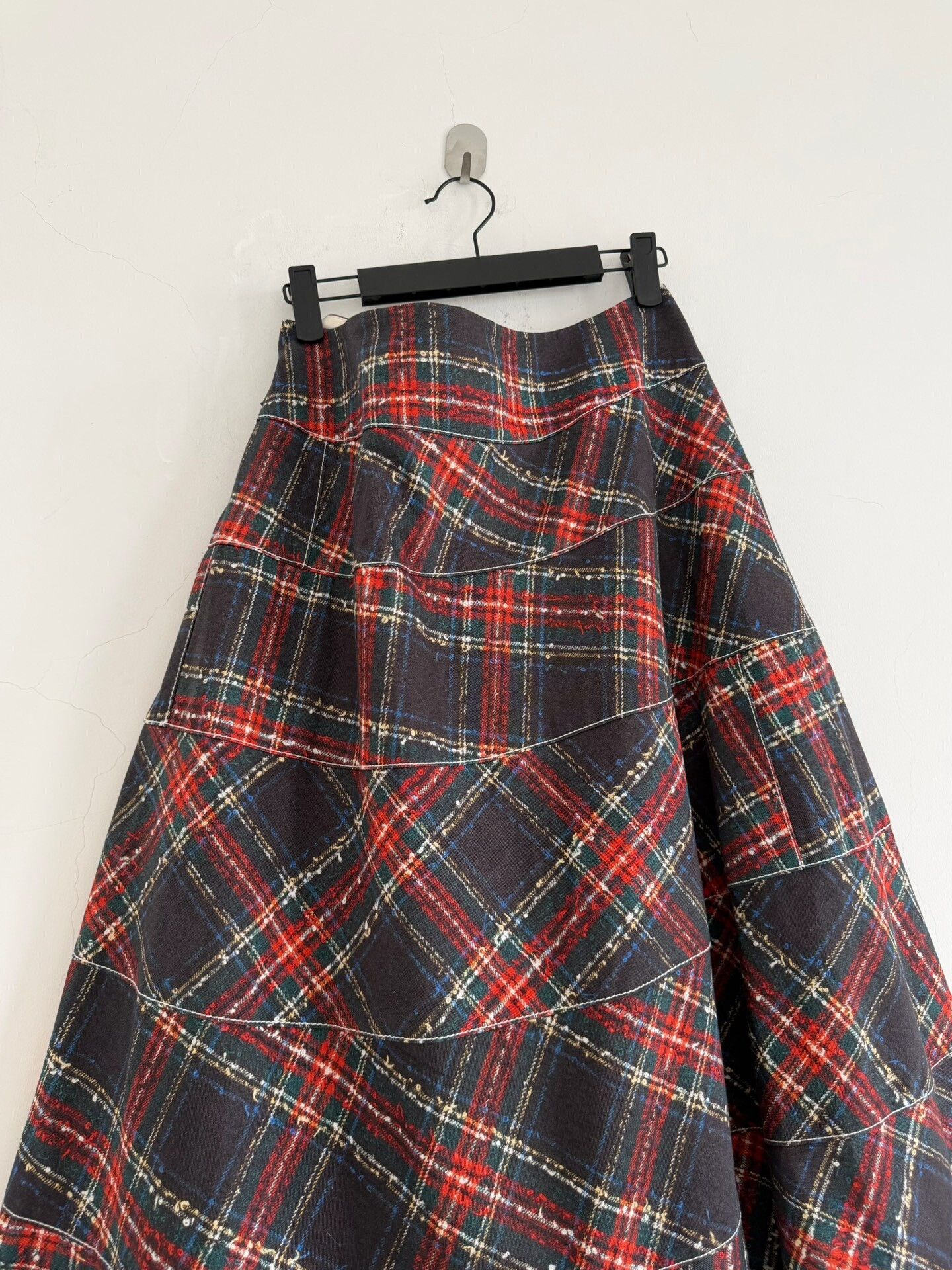 Comme des Garcons Comme des Garçons 2019 Tricot Plaid Layered Skirt Size 36" / US 14 / IT 50 - 7 Thumbnail
