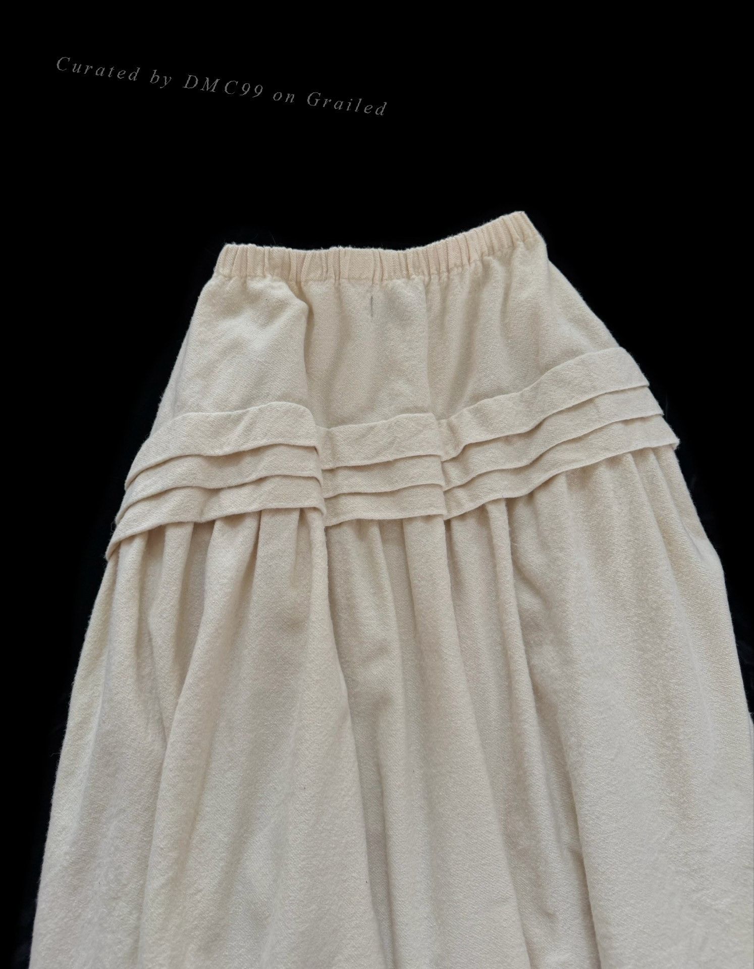 Rei Kawakubo Comme des Garçons Tricot Lace Panel Skirt Size 36" / US 14 / IT 50 - 4 Thumbnail