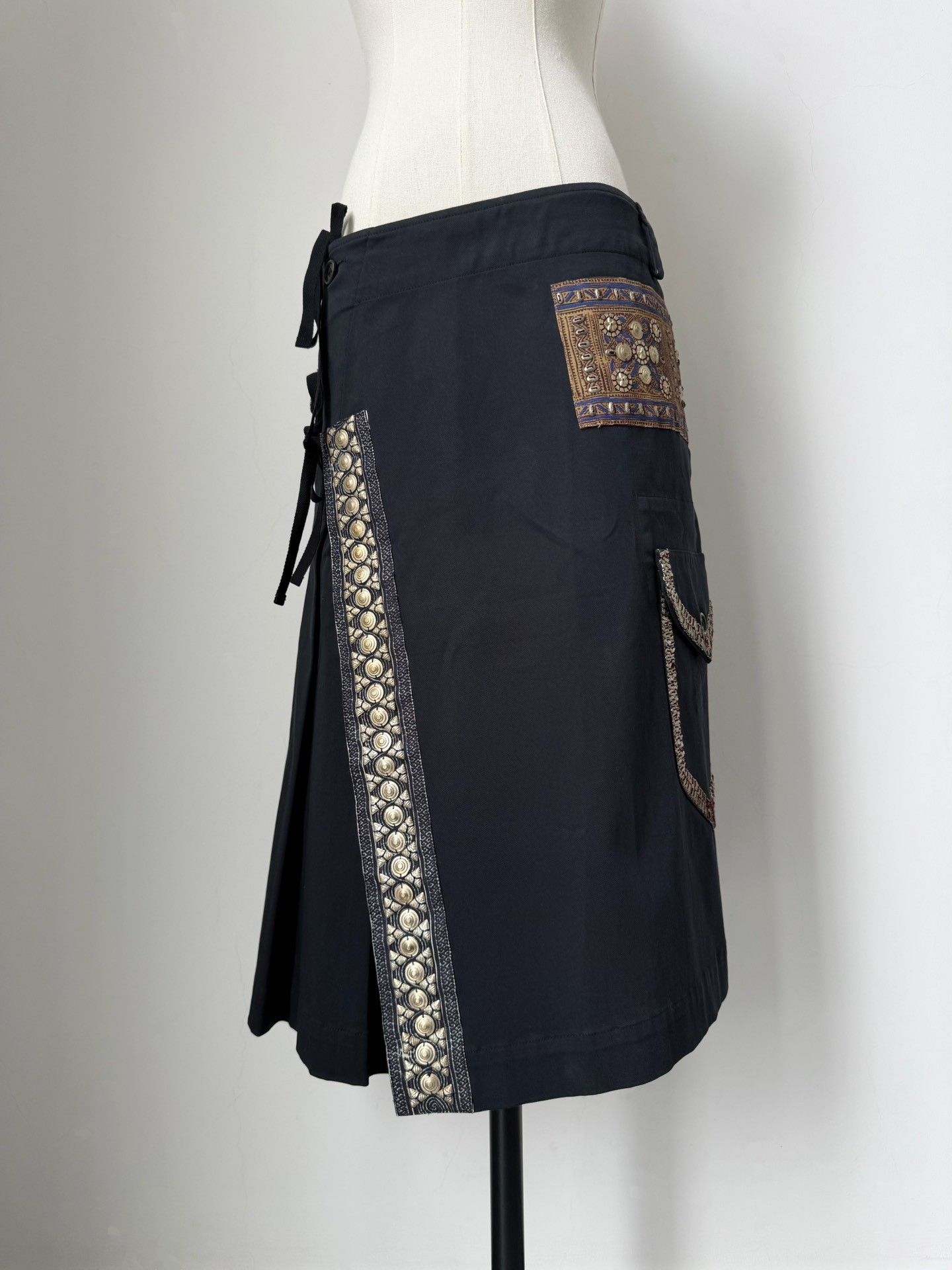 Dries Van Noten Dries Van Noten 2015 FW Apron Skirt Size 42" / US 20 - 6 Thumbnail