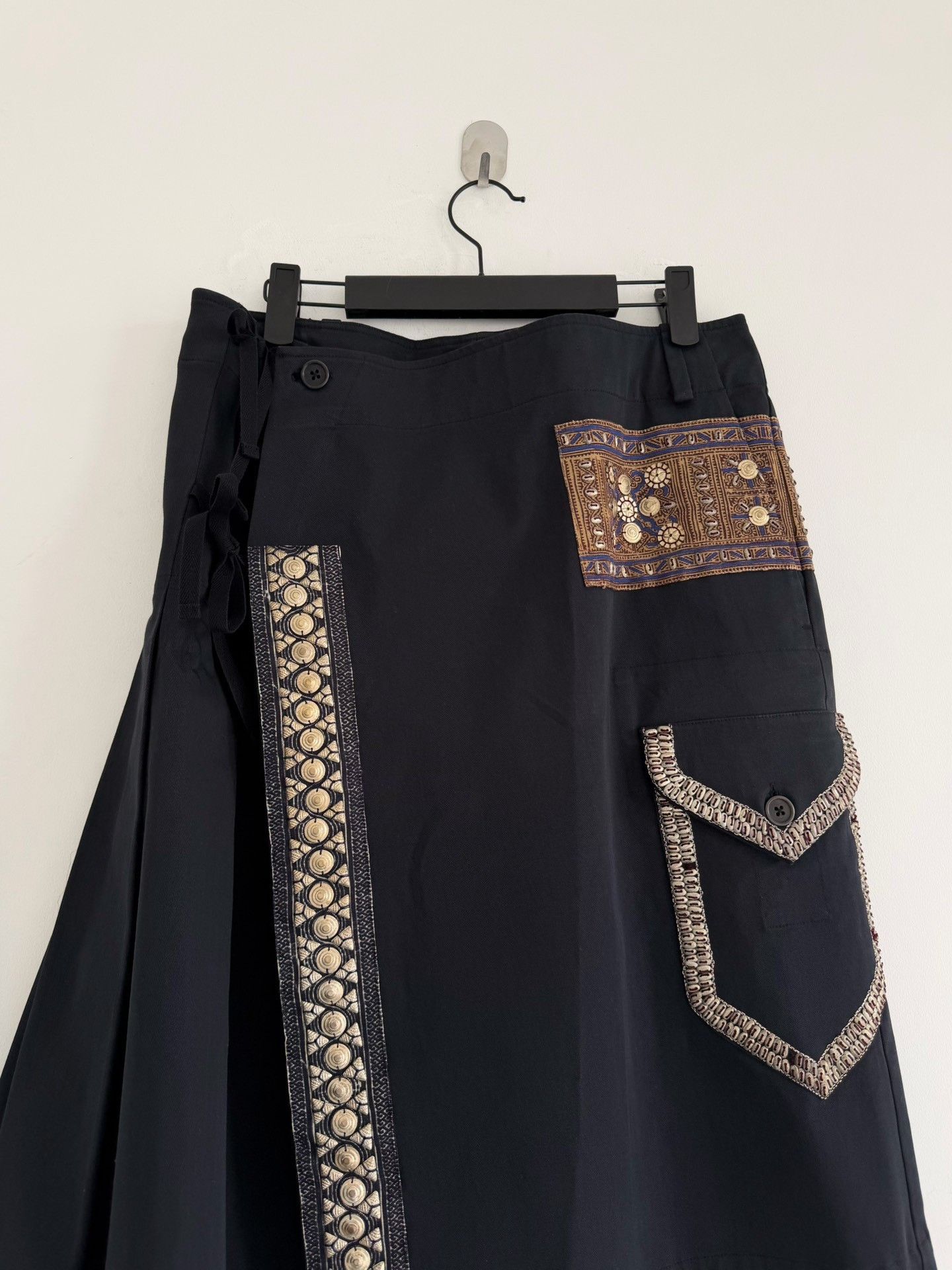 Dries Van Noten Dries Van Noten 2015 FW Apron Skirt Size 42" / US 20 - 3 Thumbnail