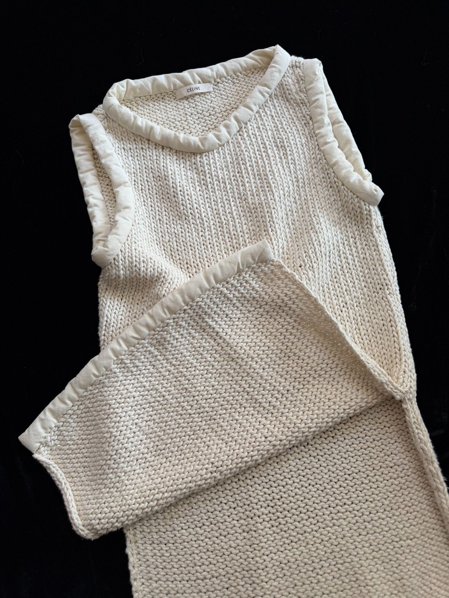Phoebe Philo Celine Phoebe Philo Sleeveless Knit Vest Size XS / US 0-2 / IT 36-38 - 5 Thumbnail