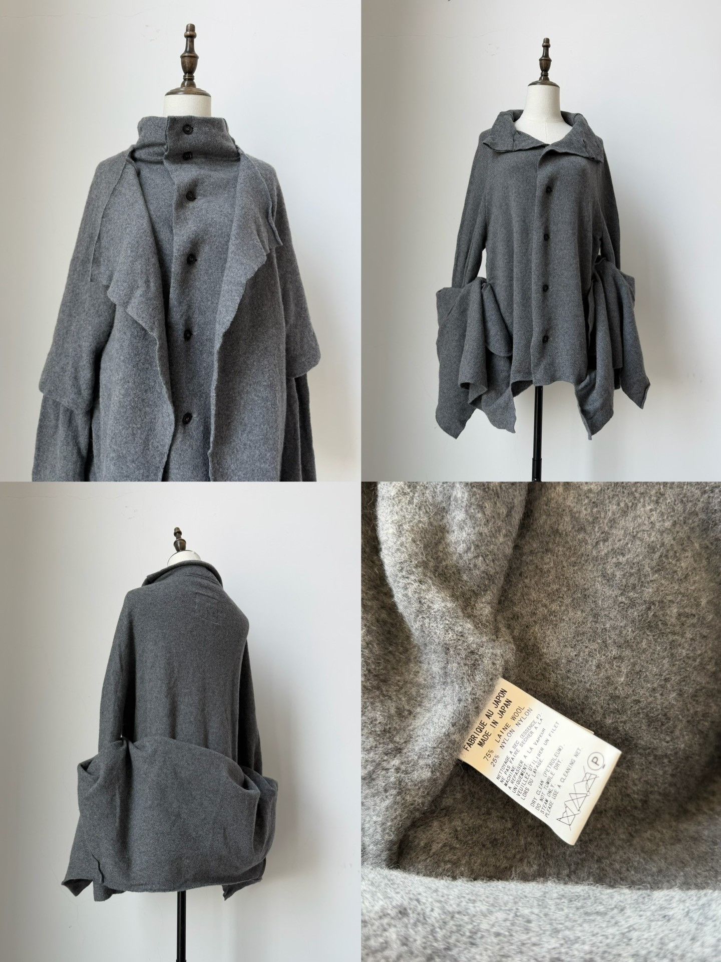 Yohji Yamamoto Yohji Yamamoto Y's Double Knit Top Size M / US 6-8 / IT 42-44 - 9 Thumbnail