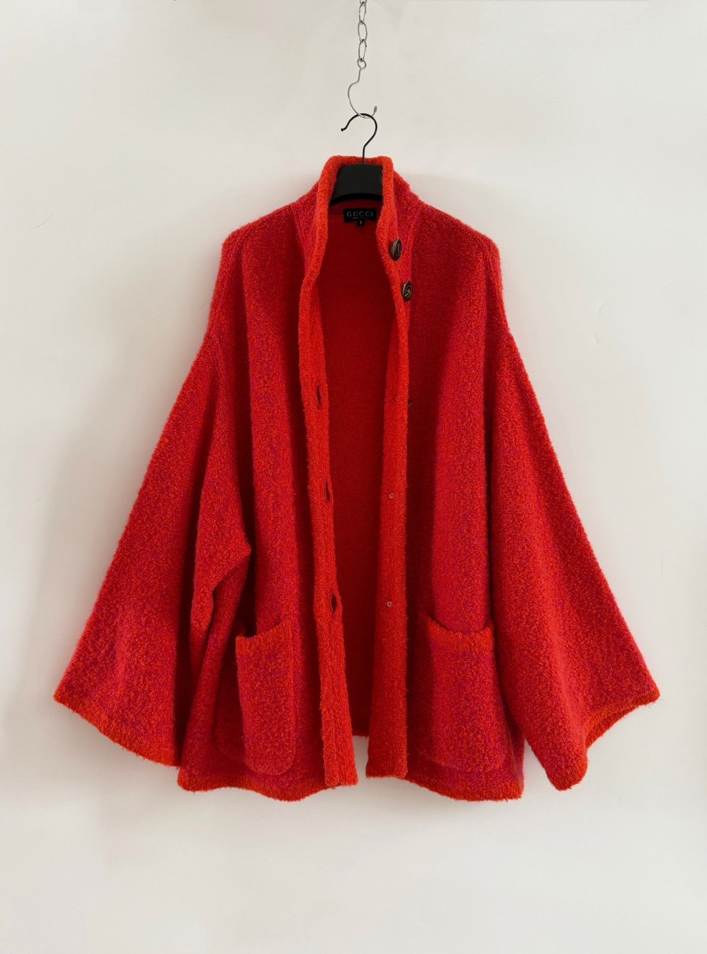 Gucci Gucci Vintage Brick Red Wide-Sleeve Sweater Size S / US 4 / IT 40 - 5 Thumbnail