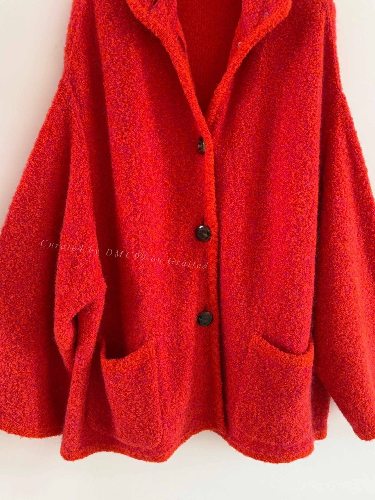 Gucci Gucci Vintage Brick Red Wide-Sleeve Sweater Size S / US 4 / IT 40 - 6 Thumbnail