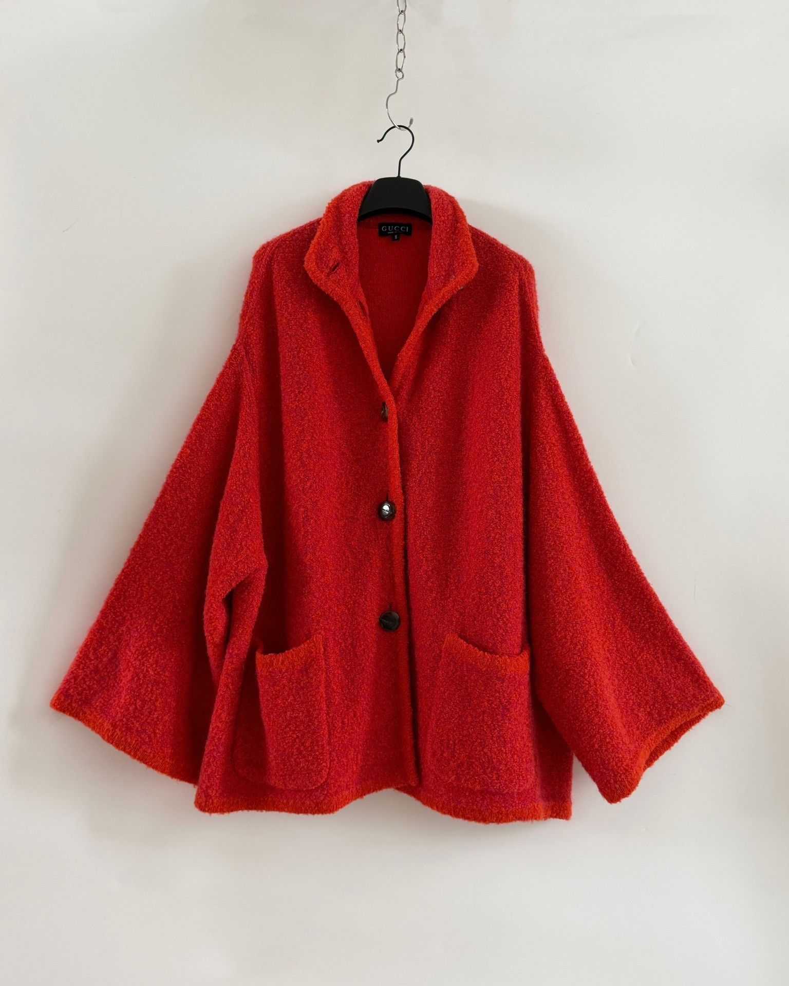 Gucci Gucci Vintage Brick Red Wide-Sleeve Sweater Size S / US 4 / IT 40 - 8 Thumbnail