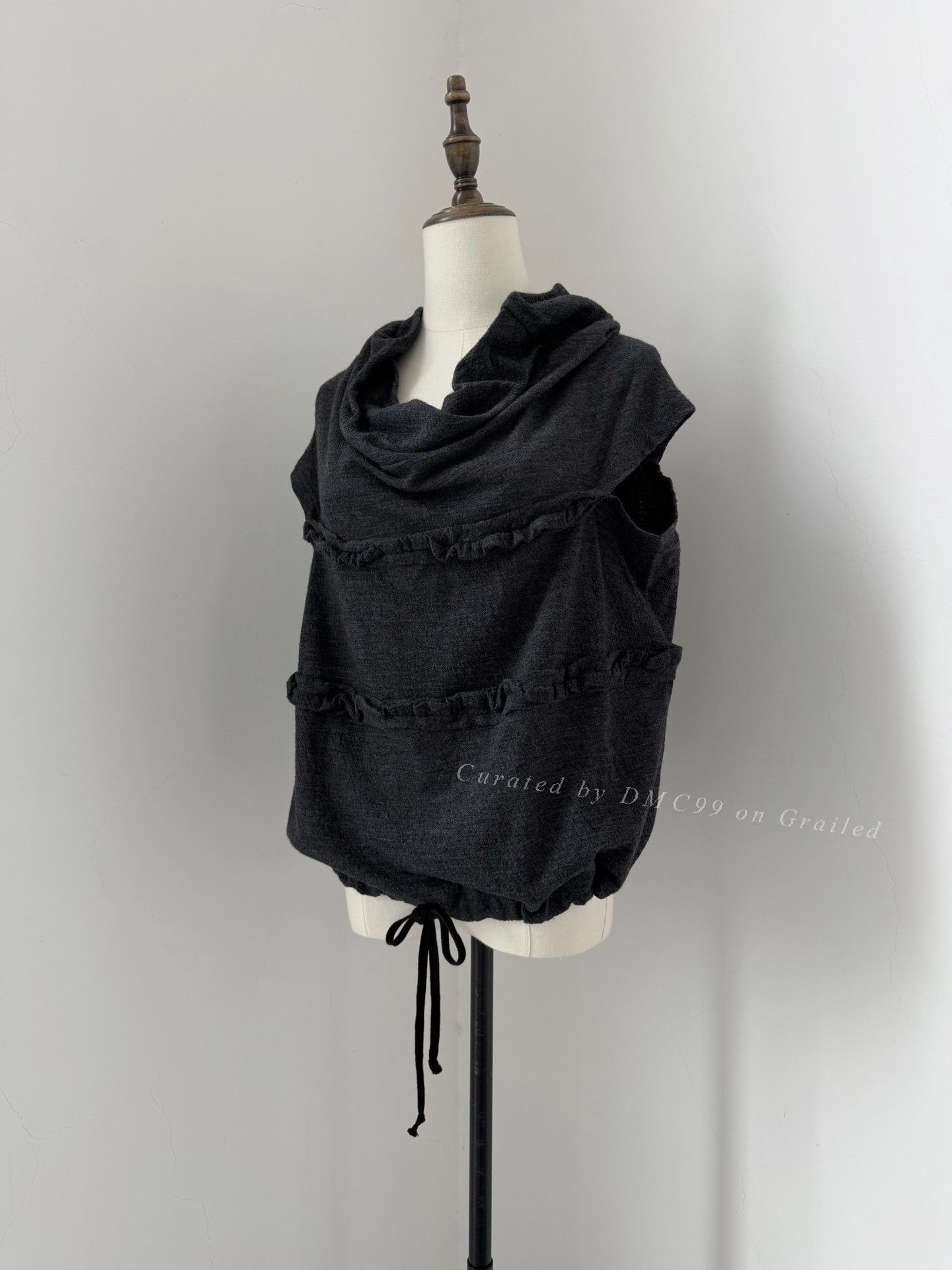 Comme des Garcons Comme des Garçons 2010 Tricot Cowl Neck Vest Size M / US 6-8 / IT 42-44 - 3 Thumbnail