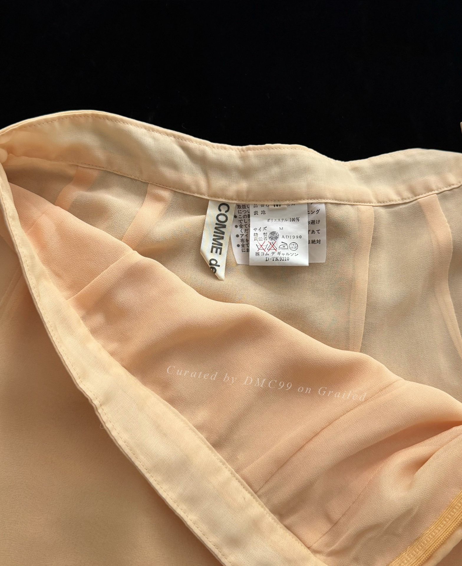 Comme des Garcons Comme des Garçons 1990 Trio Chiffon Skirt Size 30" / US 8 / IT 44 - 7 Thumbnail