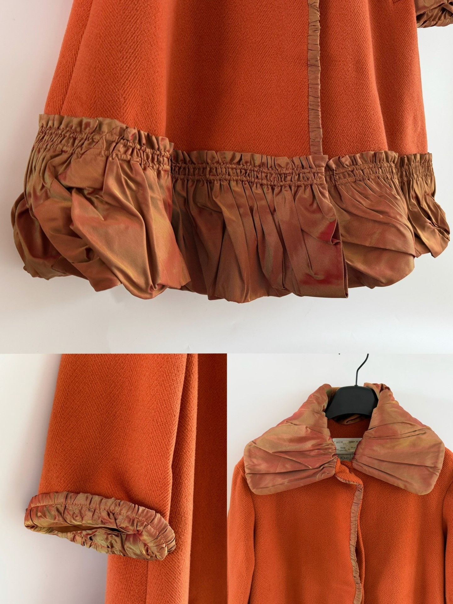 Romeo Gigli Romeo Gigli Vintage Iridescent Lapel Coat Size S / US 4 / IT 40 - 8 Thumbnail