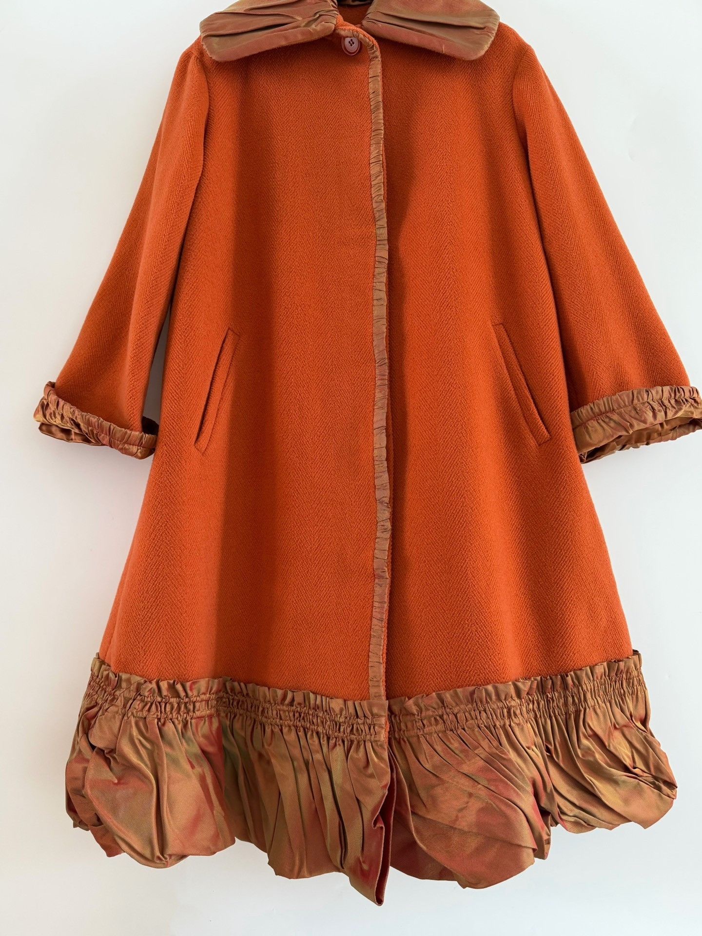 Romeo Gigli Romeo Gigli Vintage Iridescent Lapel Coat Size S / US 4 / IT 40 - 6 Thumbnail
