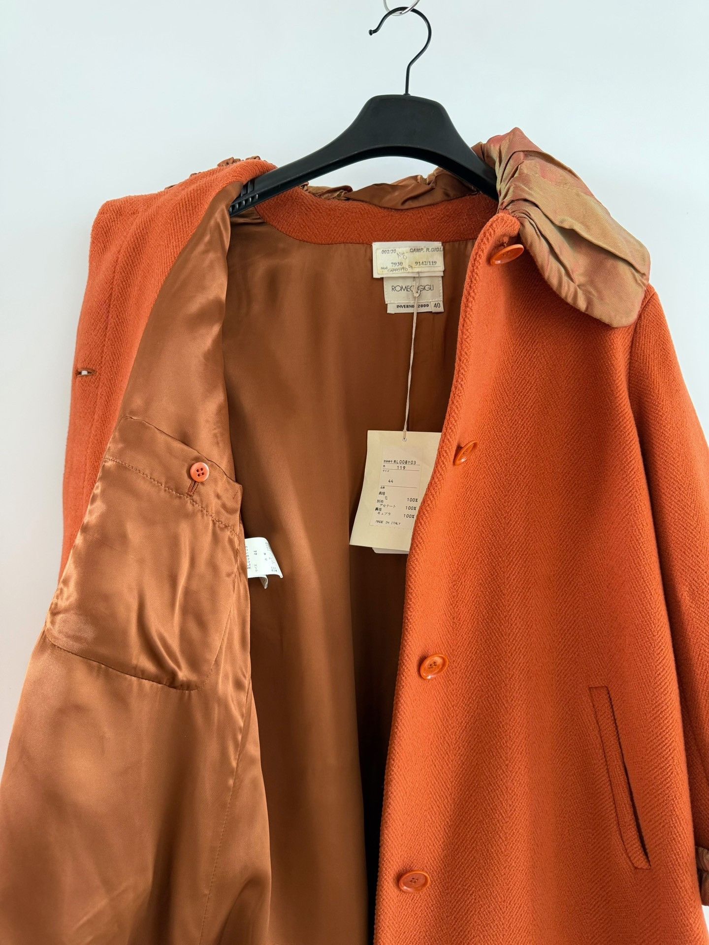 Romeo Gigli Romeo Gigli Vintage Iridescent Lapel Coat Size S / US 4 / IT 40 - 5 Thumbnail