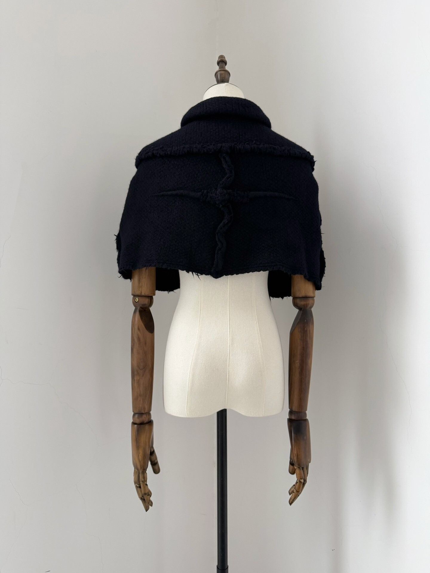 Rei Kawakubo Comme des Garçons 2002 Robe Line Cape Top Size M / US 6-8 / IT 42-44 - 5 Thumbnail