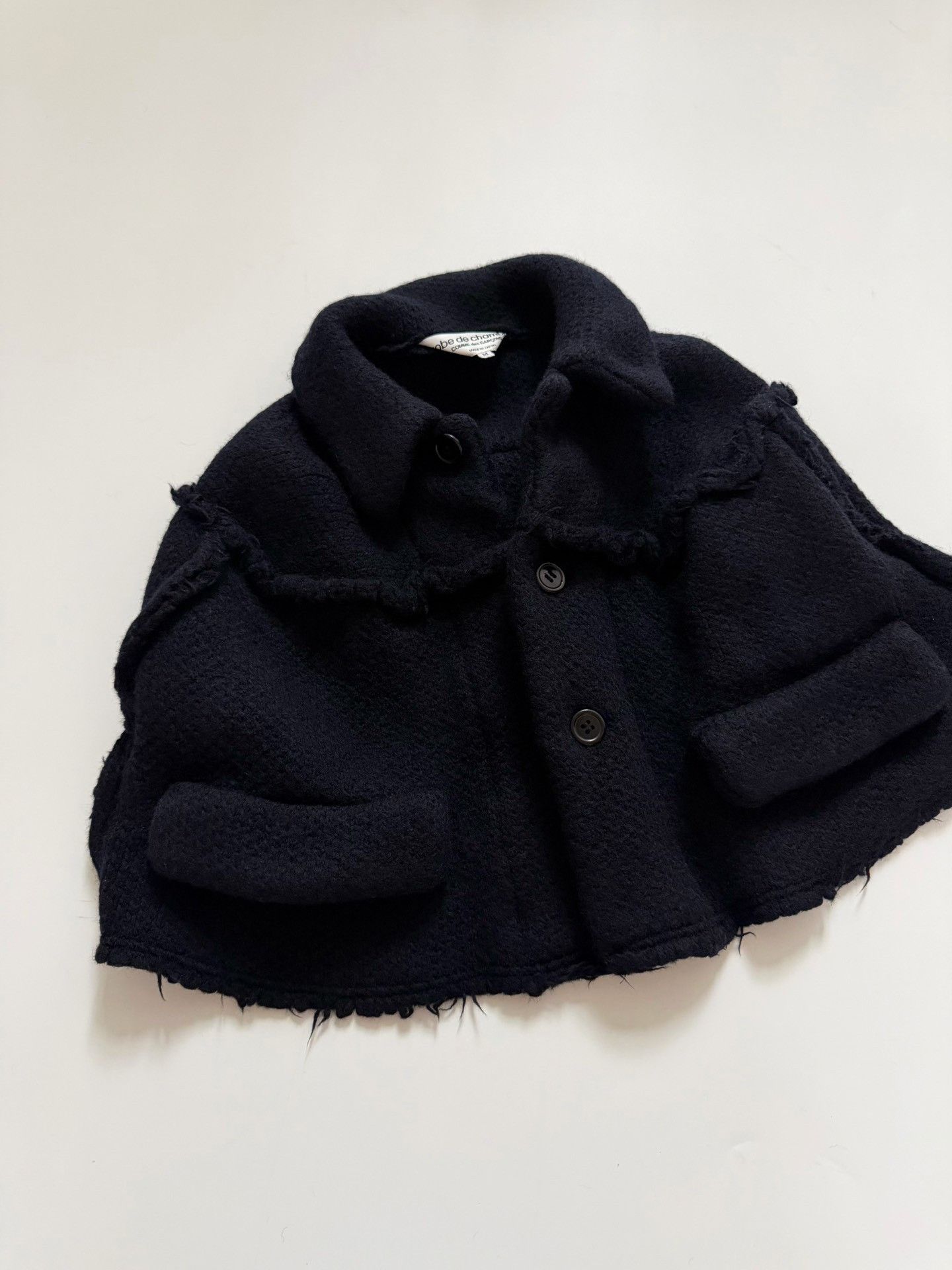Rei Kawakubo Comme des Garçons 2002 Robe Line Cape Top Size M / US 6-8 / IT 42-44 - 9 Thumbnail