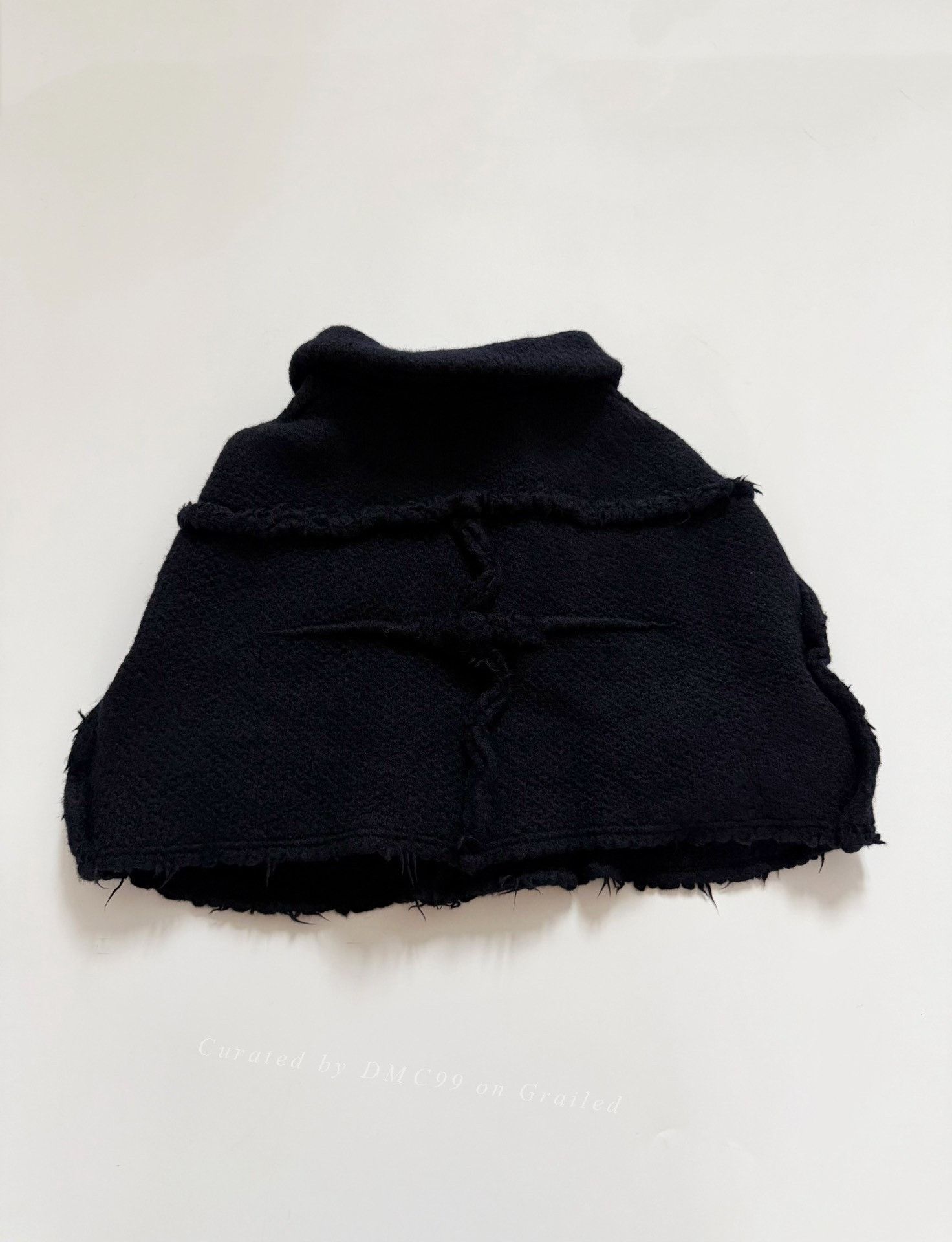 Rei Kawakubo Comme des Garçons 2002 Robe Line Cape Top Size M / US 6-8 / IT 42-44 - 2 Thumbnail