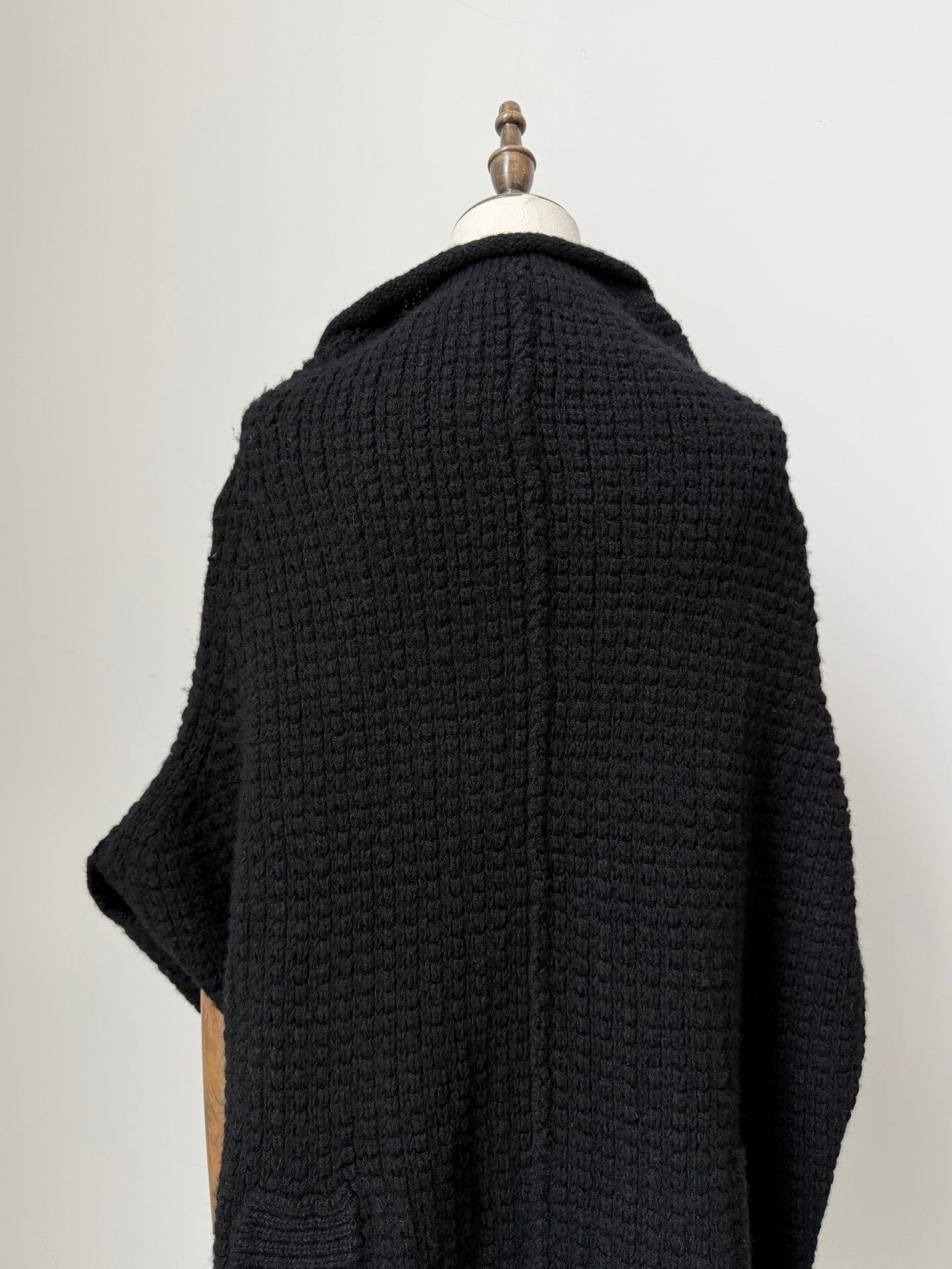 Yohji Yamamoto Yohji Yamamoto Y's Thick Knit Cape Top Size L / US 10 / IT 46 - 5 Thumbnail