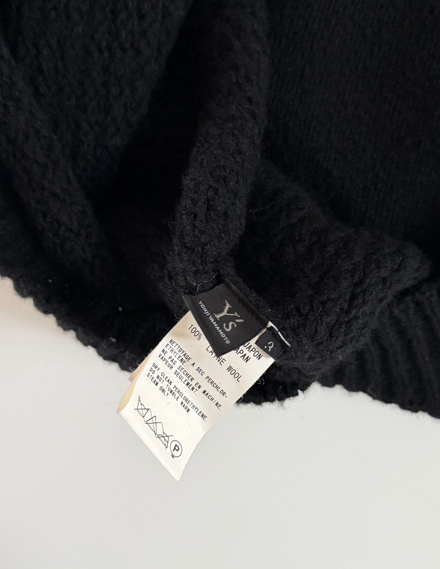 Yohji Yamamoto Yohji Yamamoto Y's Thick Knit Cape Top Size L / US 10 / IT 46 - 7 Thumbnail