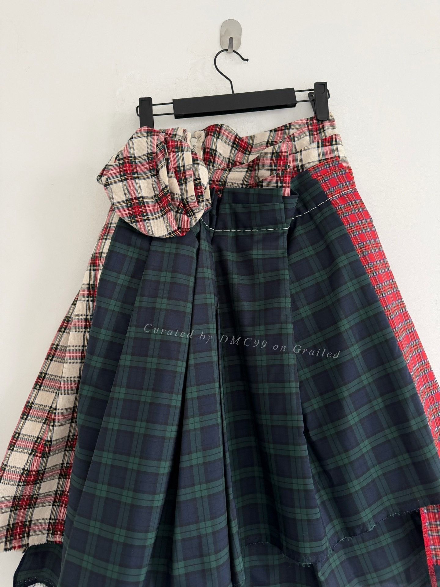 Comme des Garcons Comme des Garçons 2005 Runway Plaid Skirt Size 35" - 4 Thumbnail