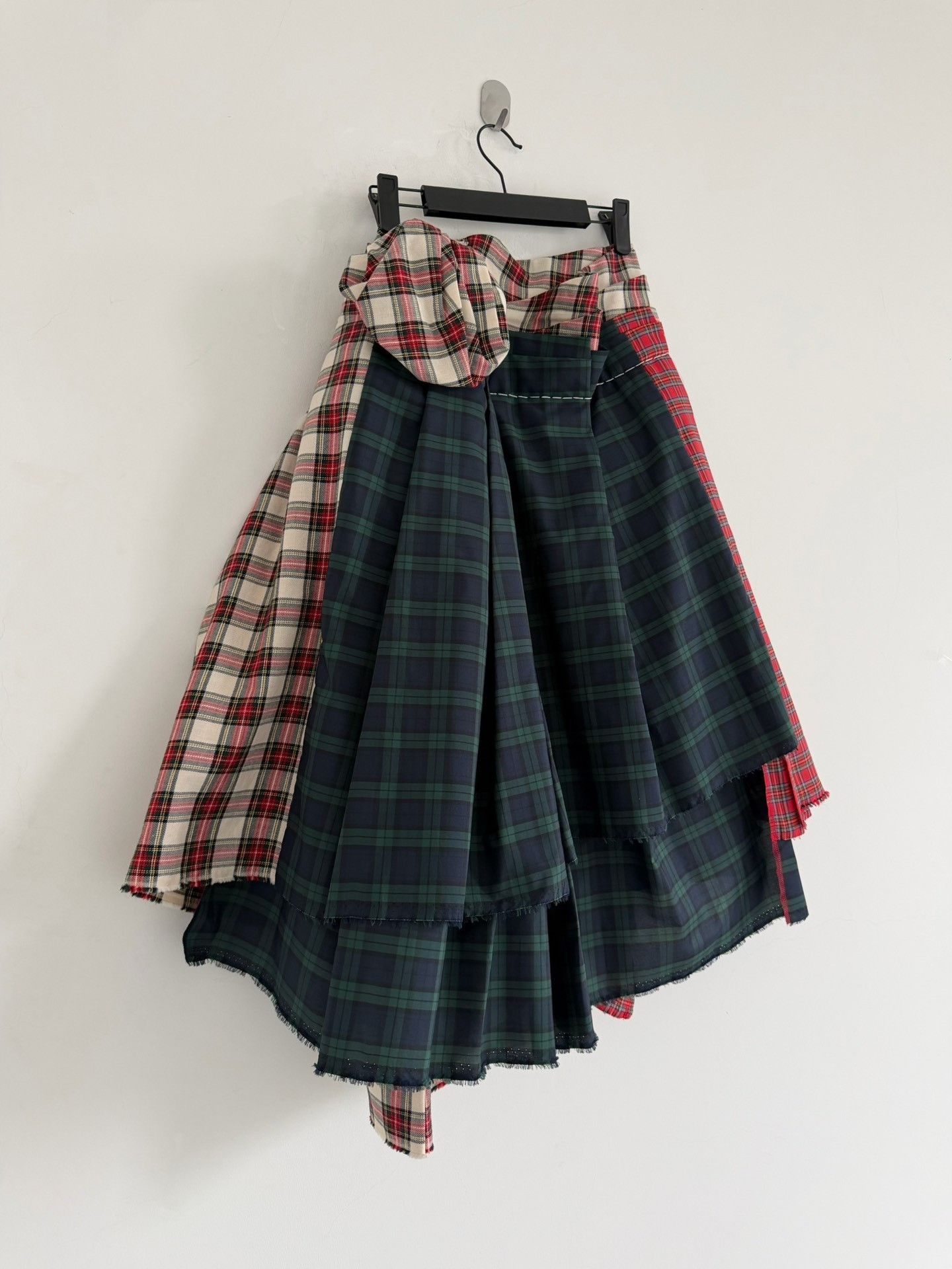 Comme des Garcons Comme des Garçons 2005 Runway Plaid Skirt Size 35" - 5 Thumbnail