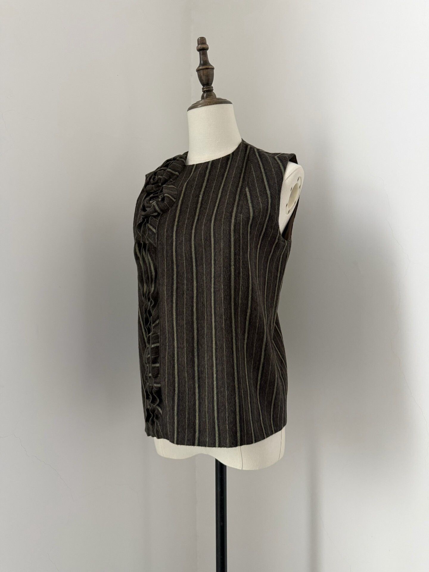 Kenzo Kenzo 1980s 3D Flower Wool Vest Size S / US 4 / IT 40 - 7 Thumbnail