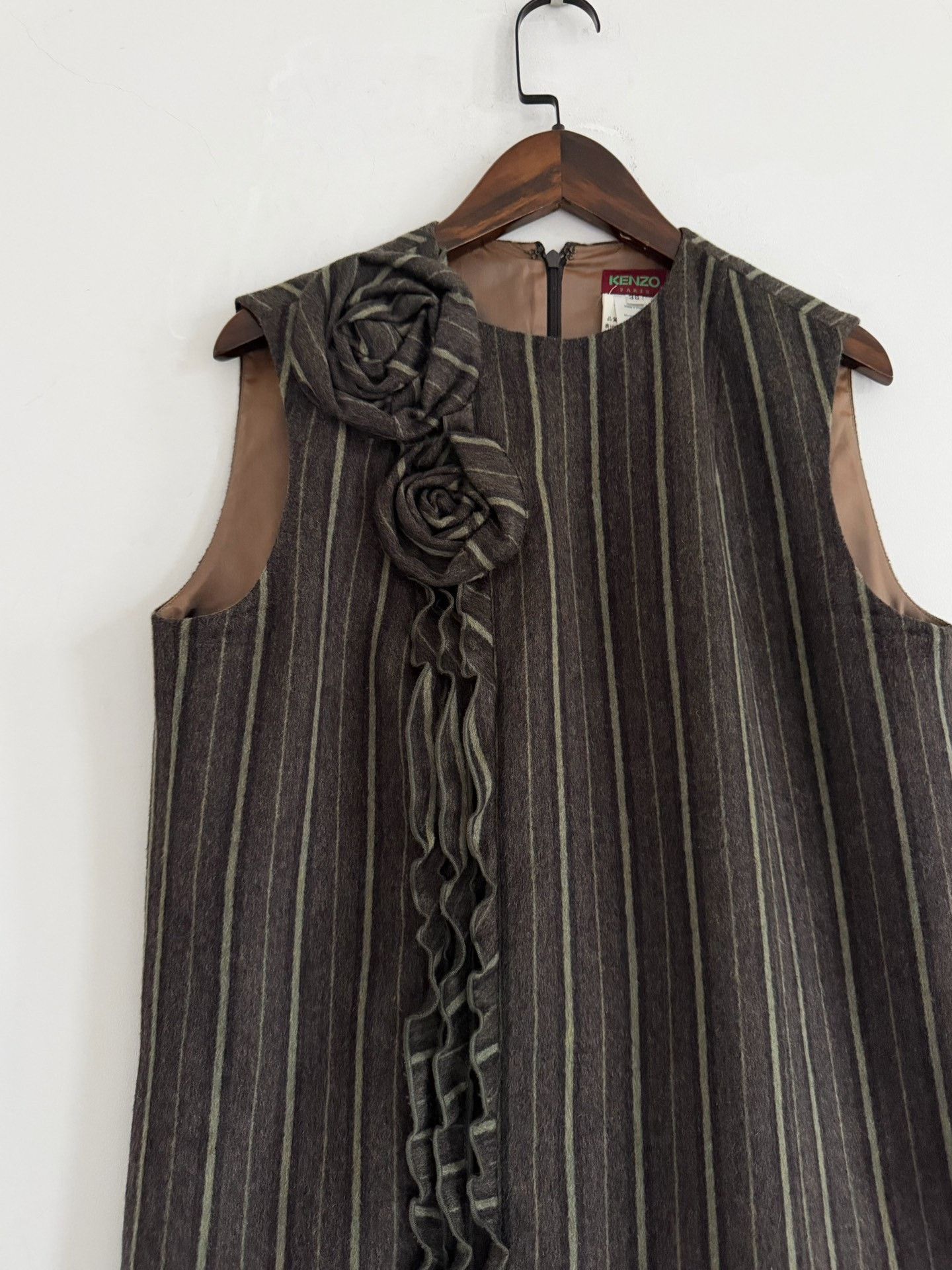 Kenzo Kenzo 1980s 3D Flower Wool Vest Size S / US 4 / IT 40 - 4 Thumbnail