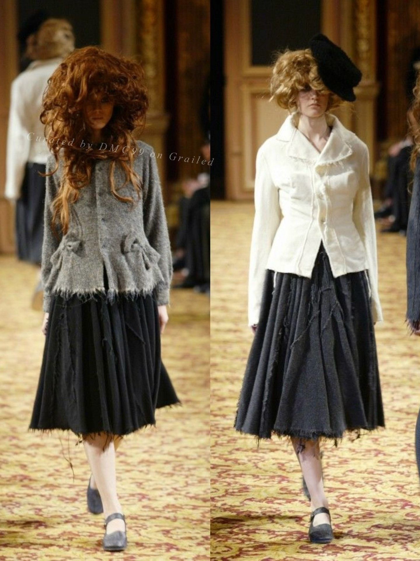 Junya Watanabe Junya Watanabe 2002 Wool Fringe Flared Skirt Size 34" / US 12 / IT 48 - 9 Thumbnail