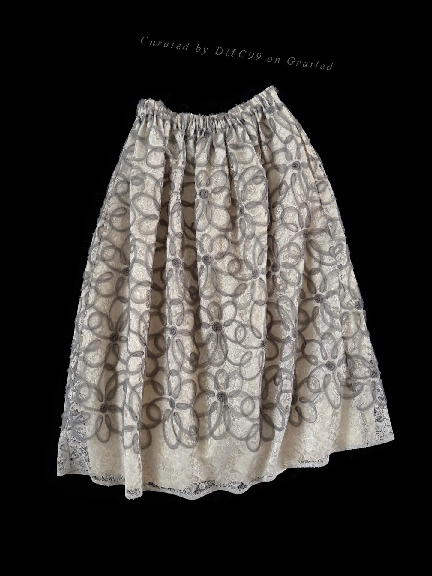 Comme des Garcons Comme des Garçons 2016 Tricot Lace Skirt Size 32" / US 10 / IT 46 - 5 Thumbnail