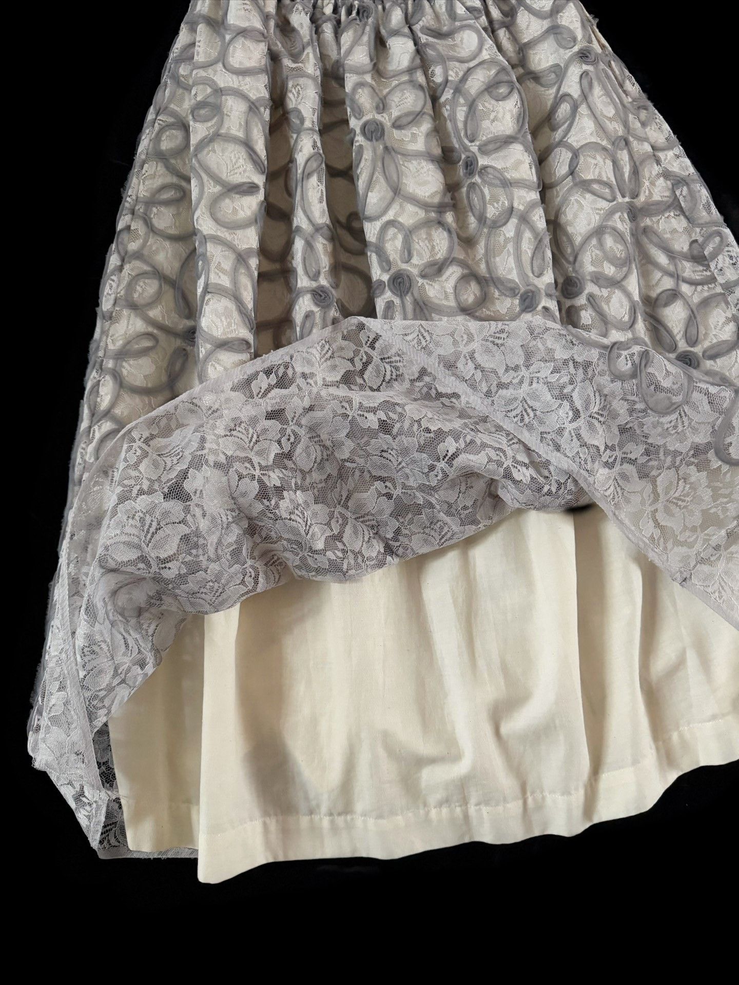 Comme des Garcons Comme des Garçons 2016 Tricot Lace Skirt Size 32" / US 10 / IT 46 - 4 Thumbnail
