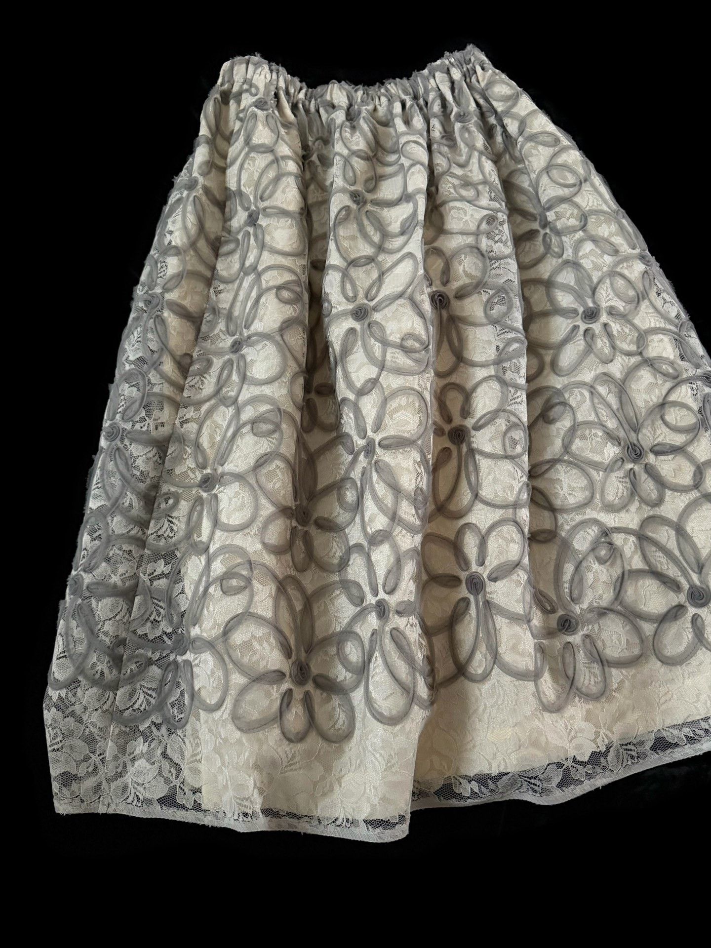 Comme des Garcons Comme des Garçons 2016 Tricot Lace Skirt Size 32" / US 10 / IT 46 - 6 Thumbnail
