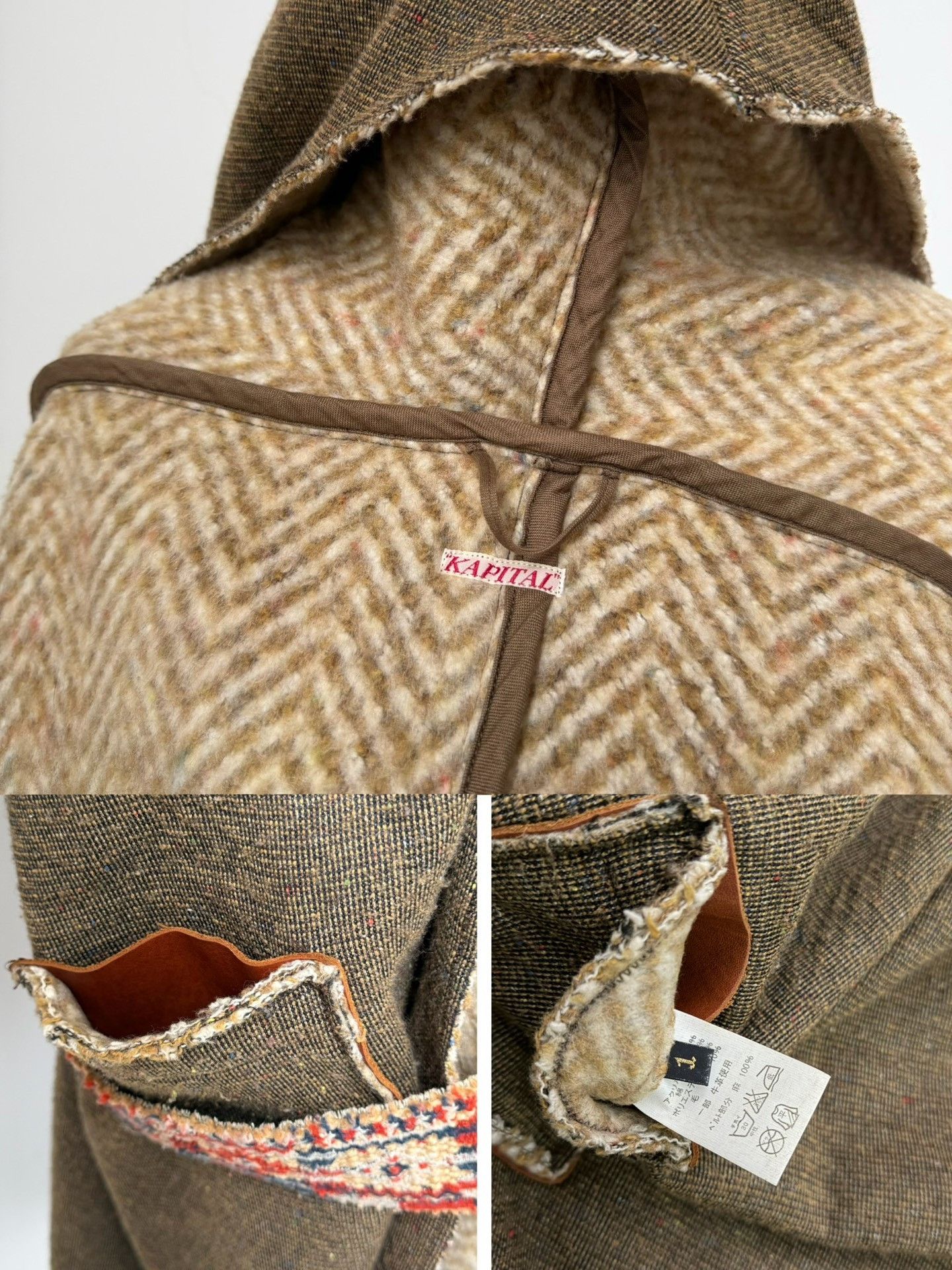 Kapital Kapital Vintage Hooded Robe Coat Size US S / EU 44-46 / 1 - 7 Thumbnail