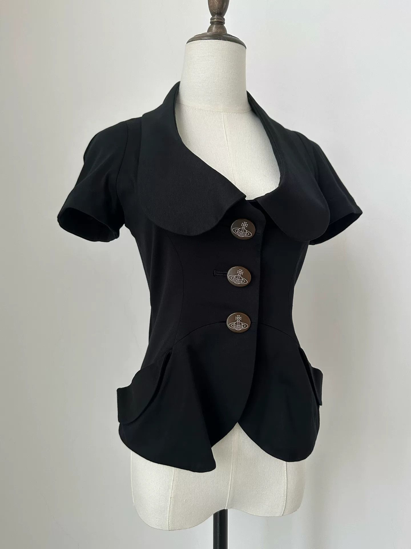 Vivienne Westwood Vivienne Westwood Bustle Collar Blazer Top Size S / US 4 / IT 40 - 2 Thumbnail