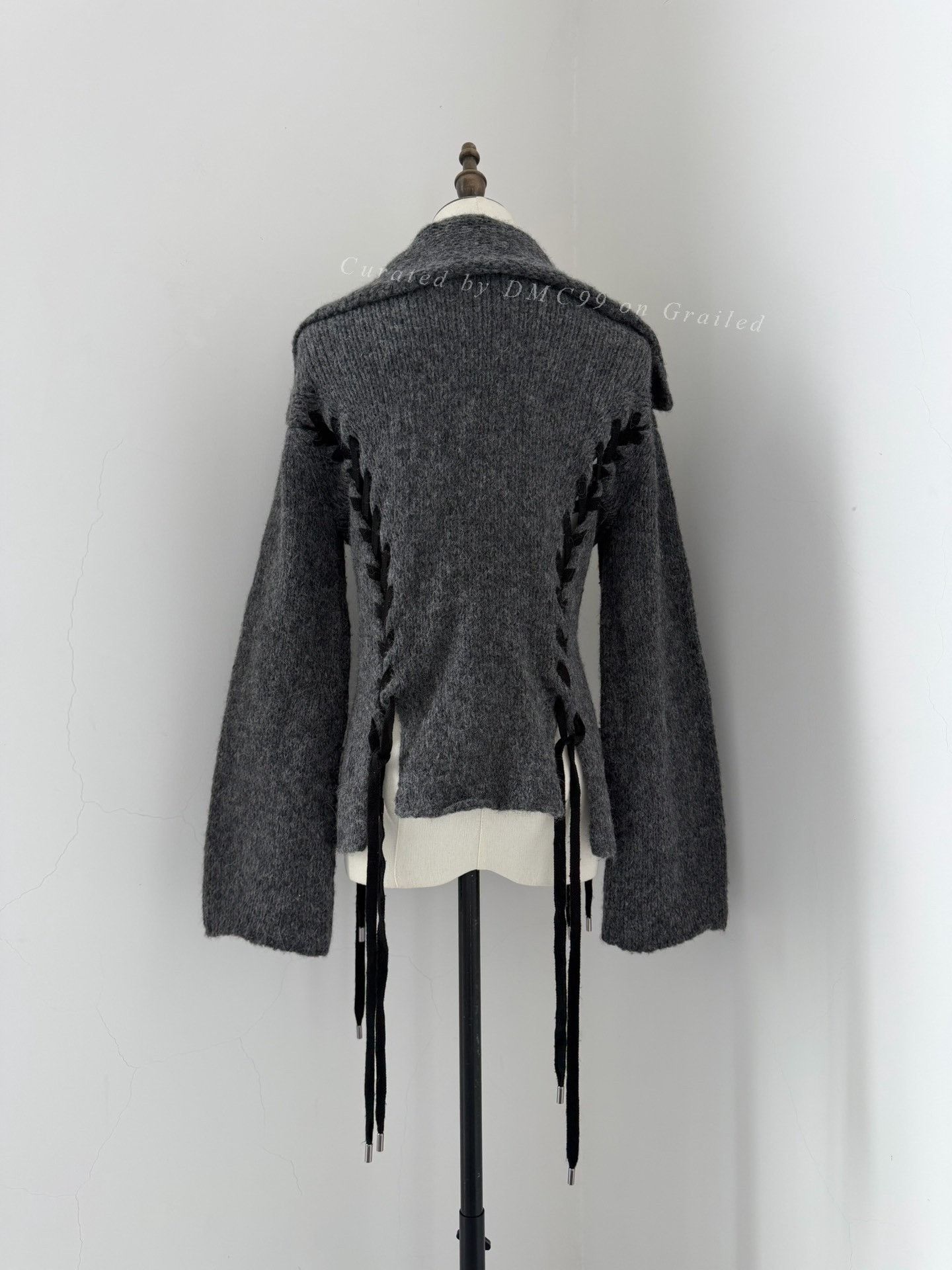 Limi Feu Limi Feu Tie Detail Knit Coat Size S / US 4 / IT 40 - 7 Thumbnail