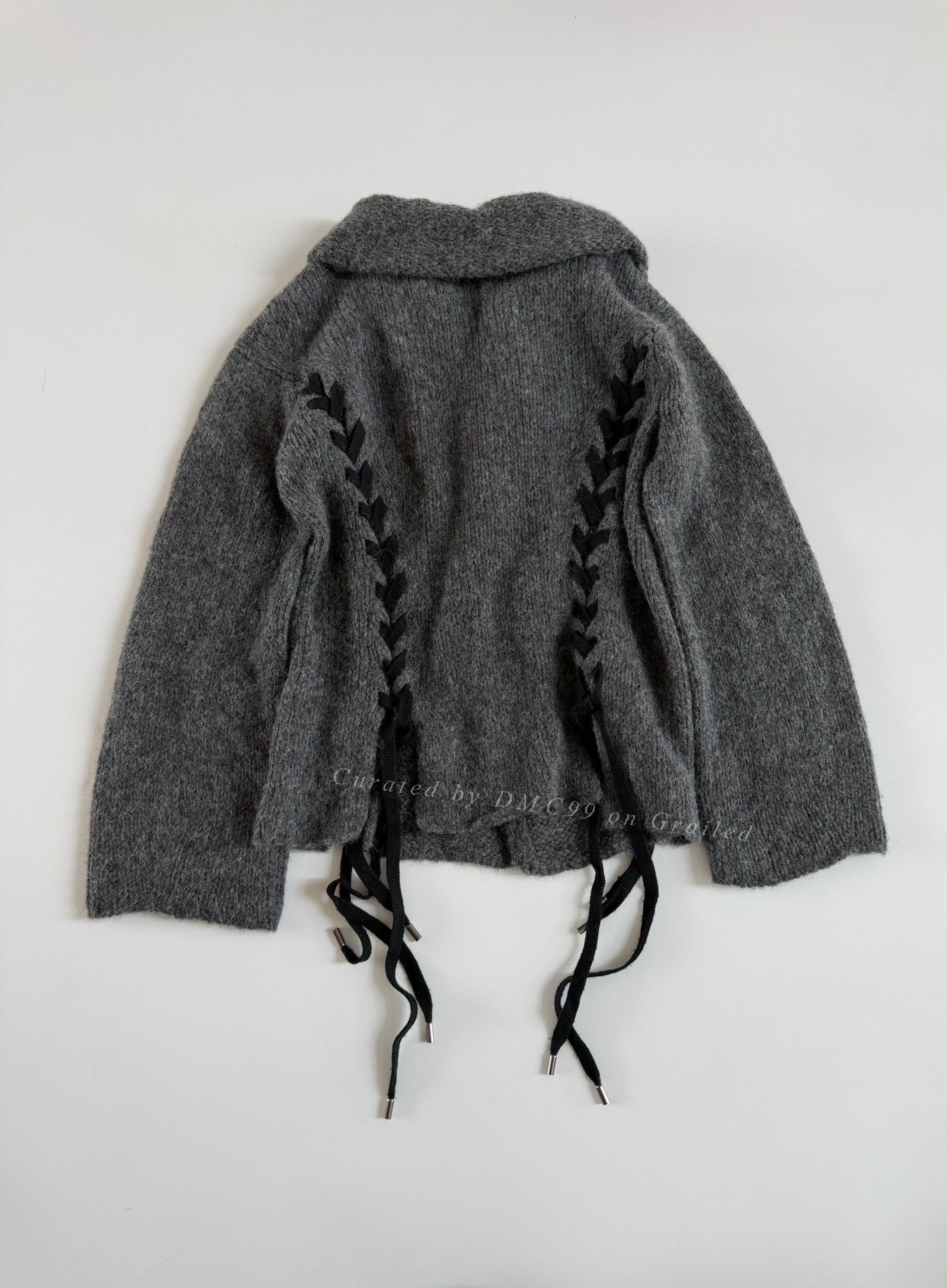 Limi Feu Limi Feu Tie Detail Knit Coat Size S / US 4 / IT 40 - 2 Thumbnail