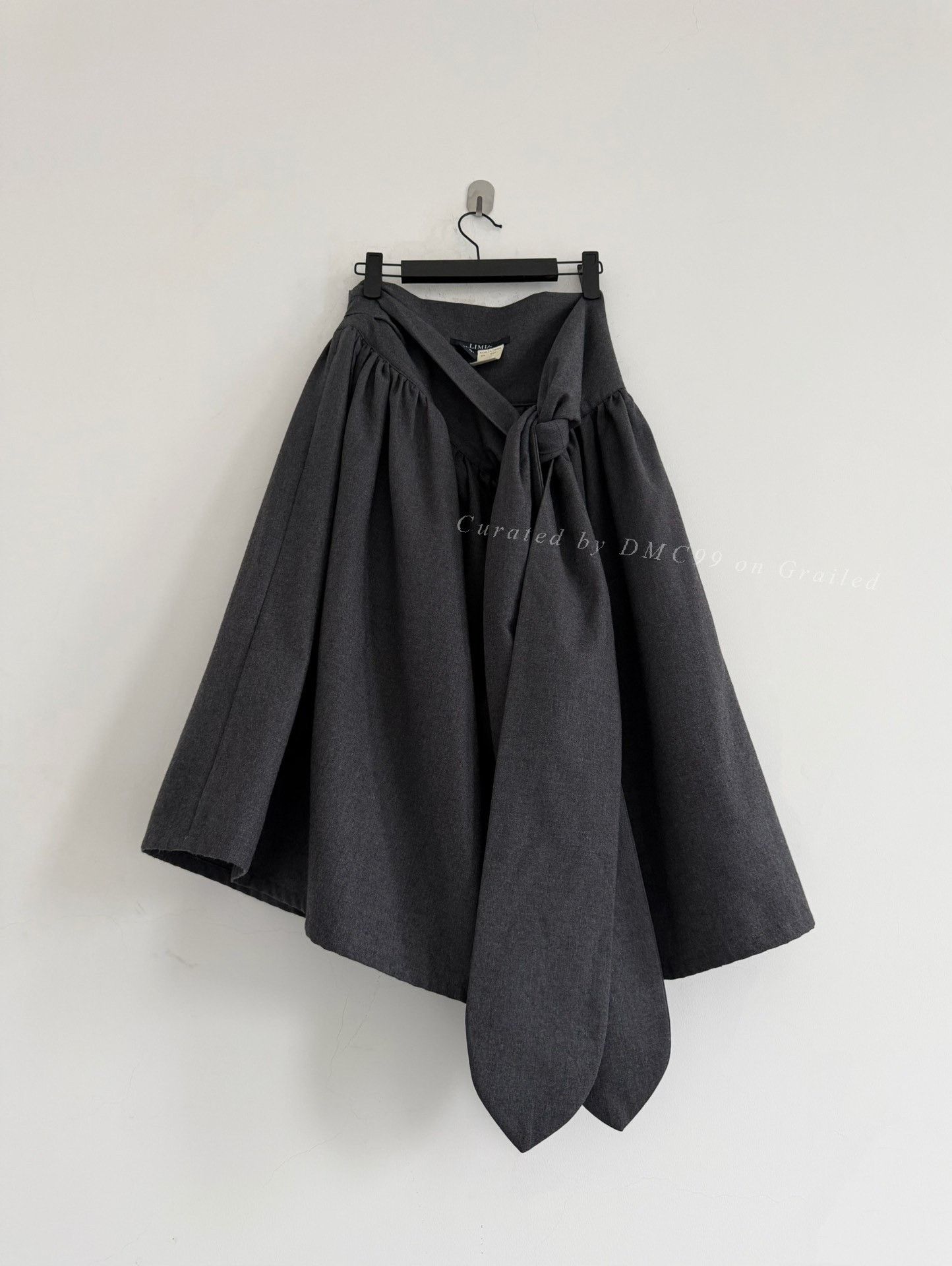 Limi Feu Limi Feu Wool Tie-Waist Skirt Size 40" / US 18 - 5 Thumbnail