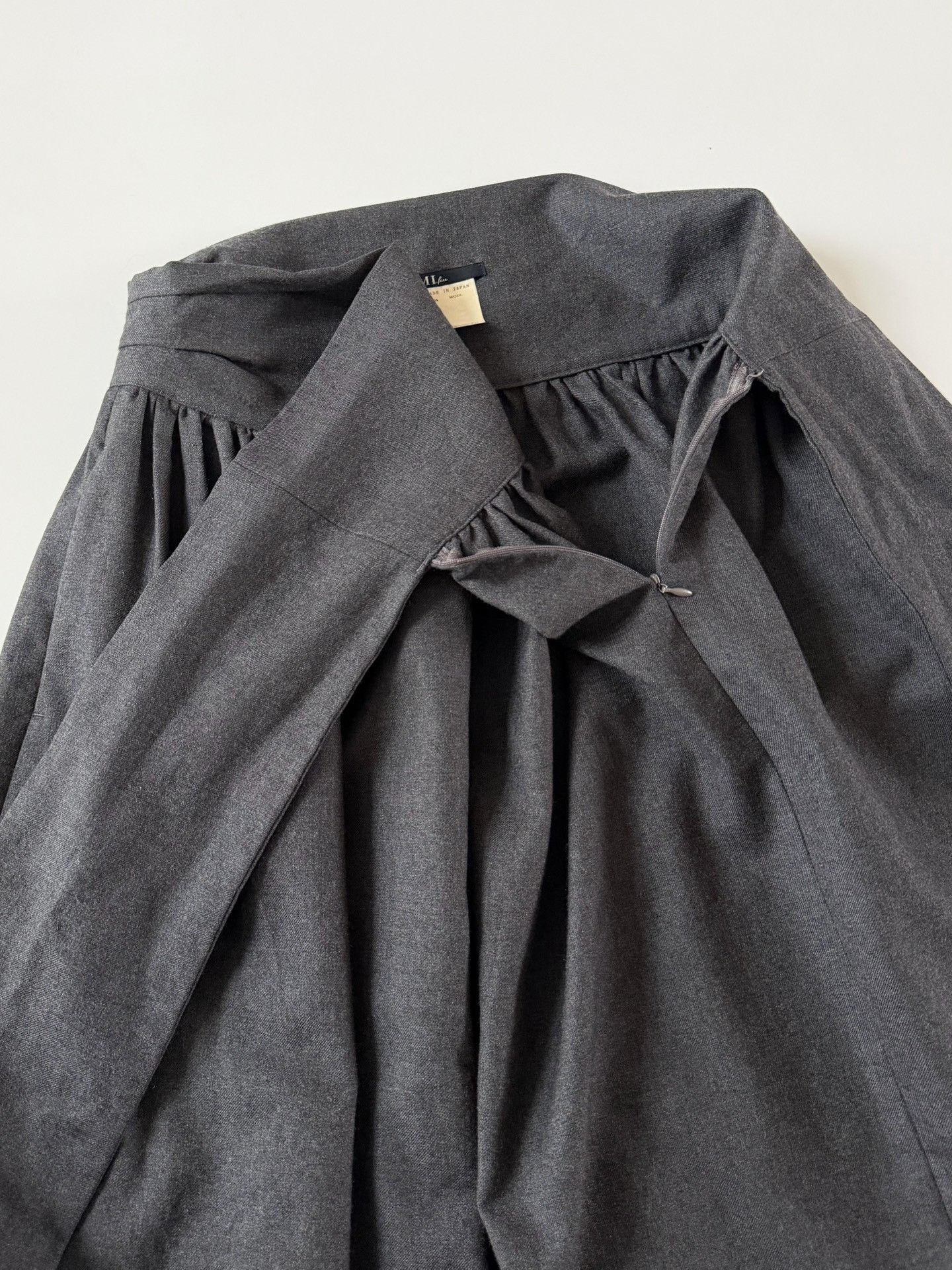 Limi Feu Limi Feu Wool Tie-Waist Skirt Size 40" / US 18 - 8 Thumbnail
