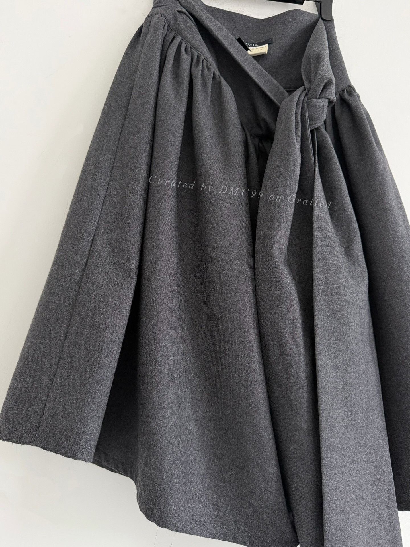 Limi Feu Limi Feu Wool Tie-Waist Skirt Size 40" / US 18 - 9 Thumbnail