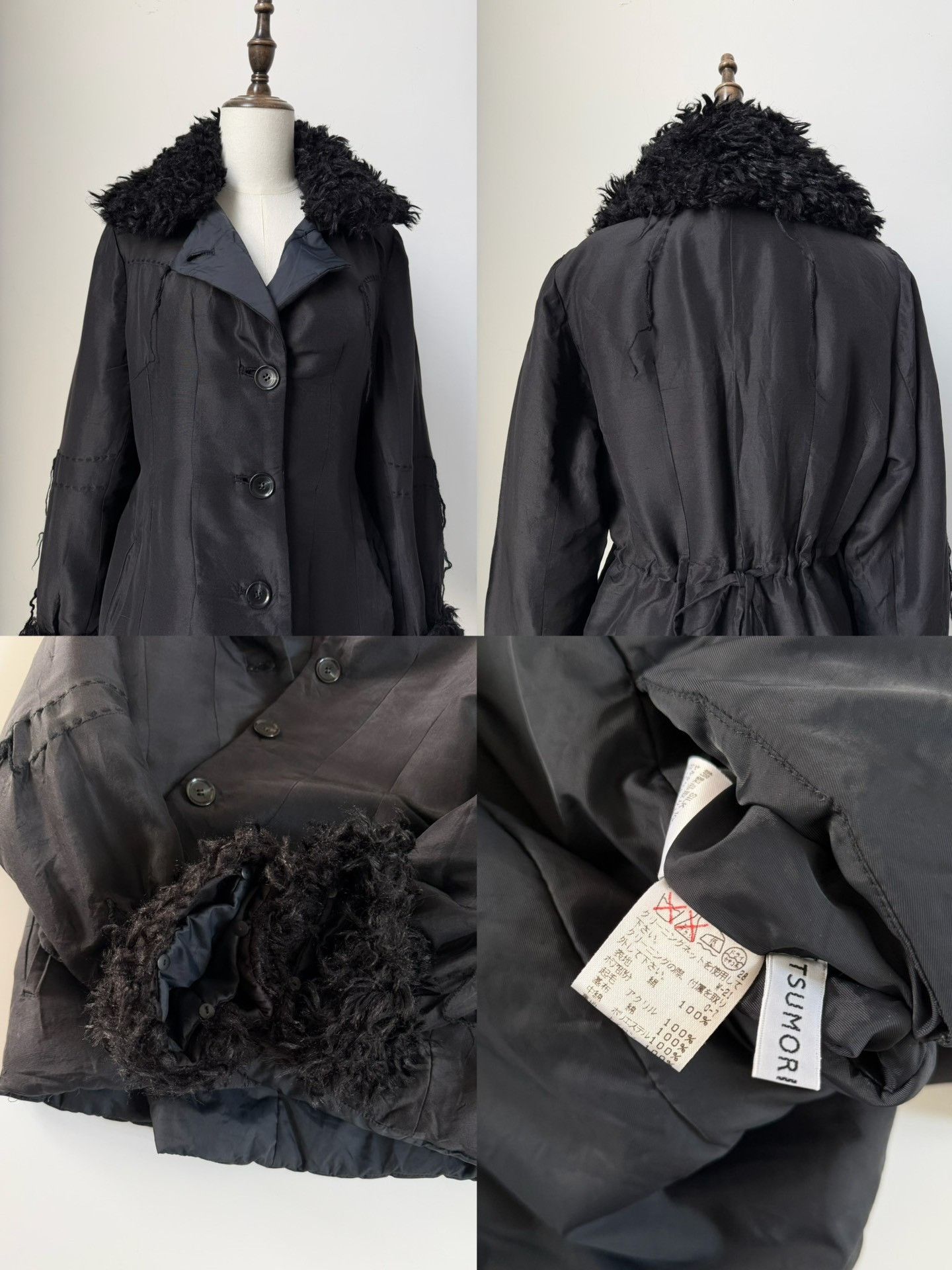 Tsumori Chisato Tsumori Chisato 90s Fur Collar Padded Coat Size M / US 6-8 / IT 42-44 - 8 Thumbnail